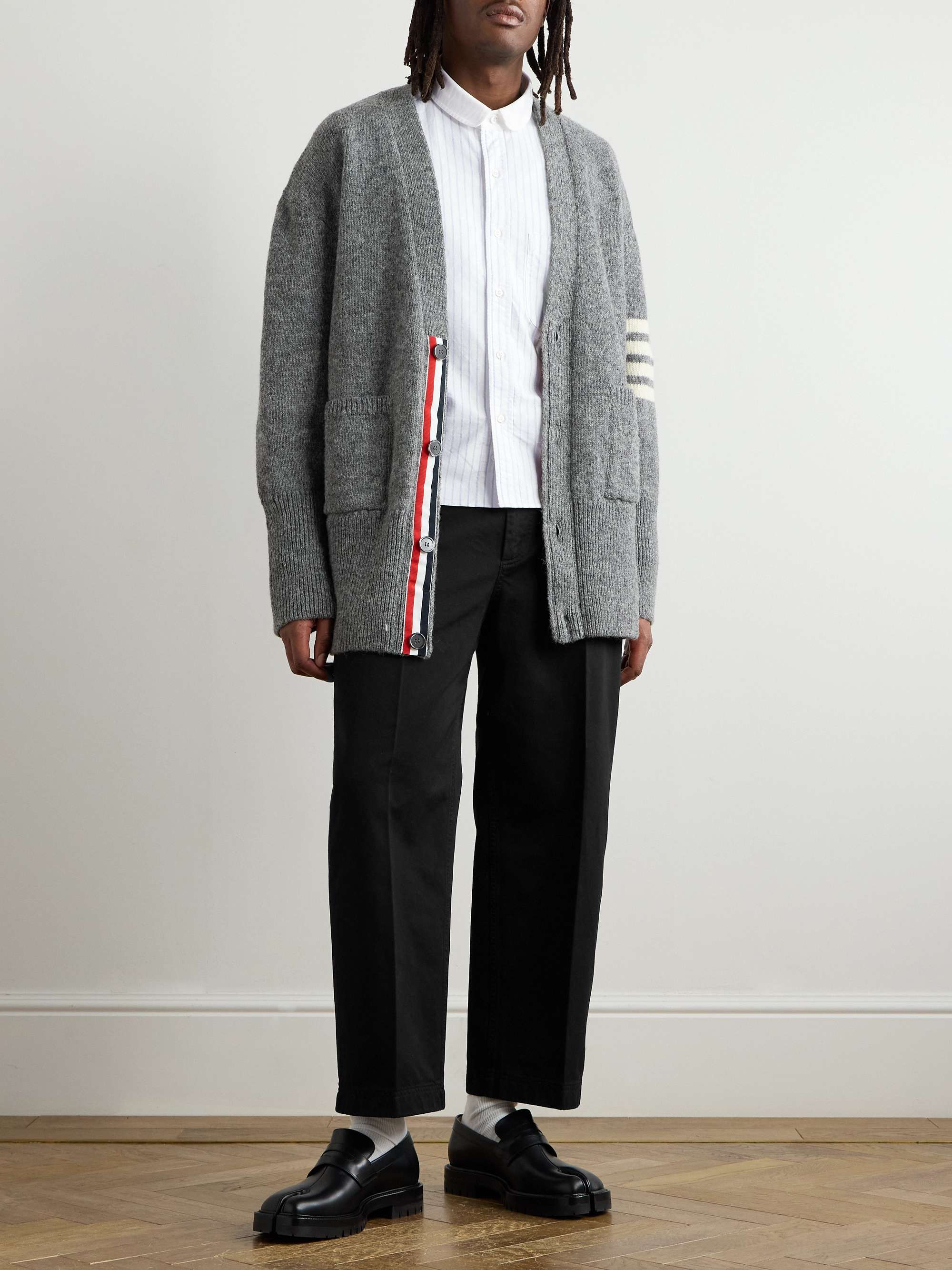 Utility Tapered Garment-Dyed Cotton-Twill Trousers view