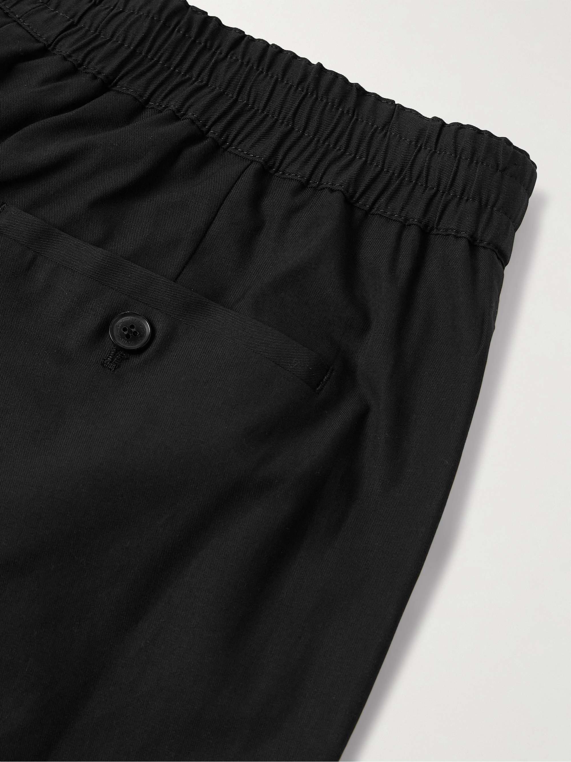 Lawrence Tapered Cotton-Blend Twill Trousers view