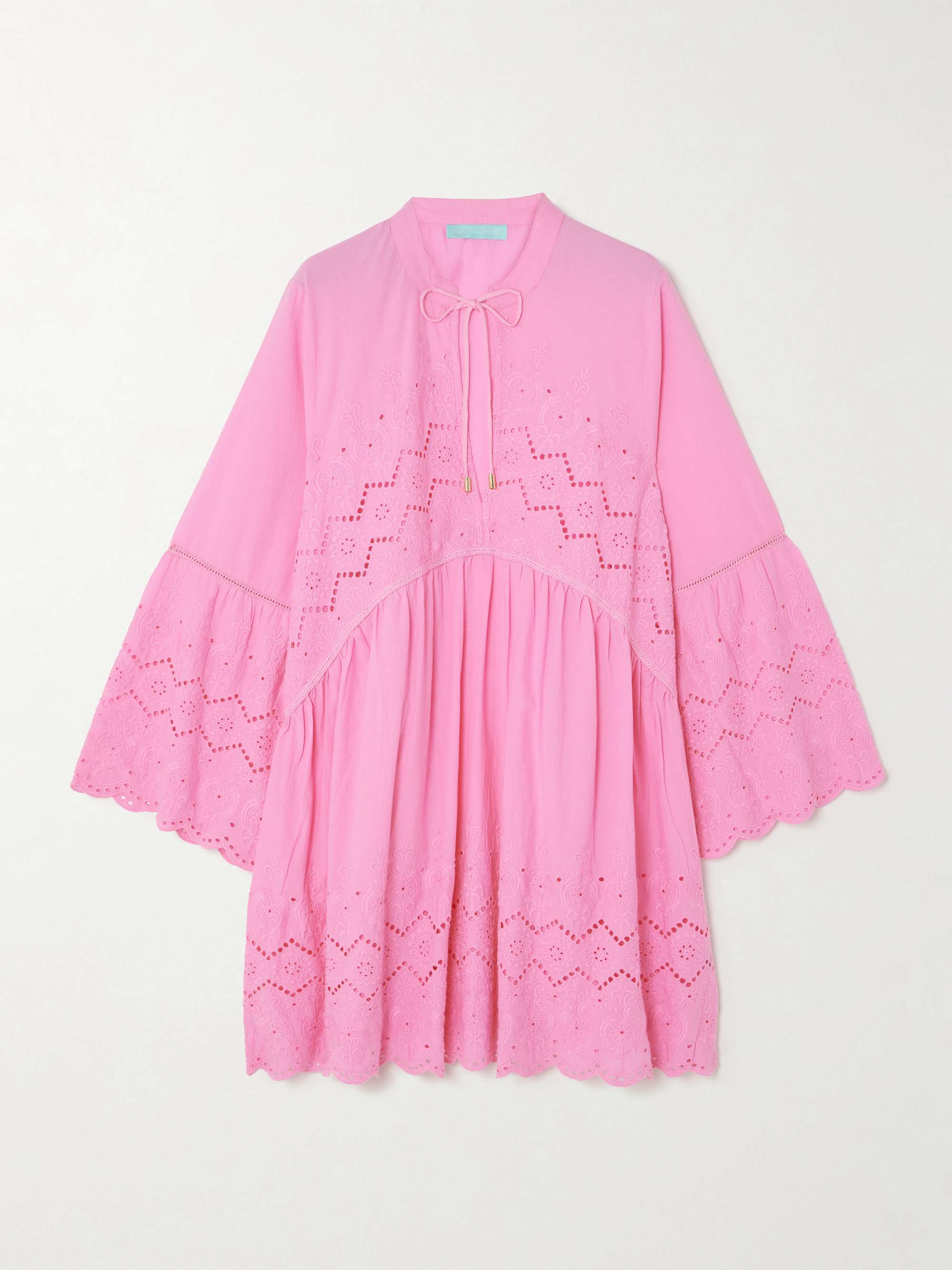 Sebenna broderie anglaise cotton kaftan view