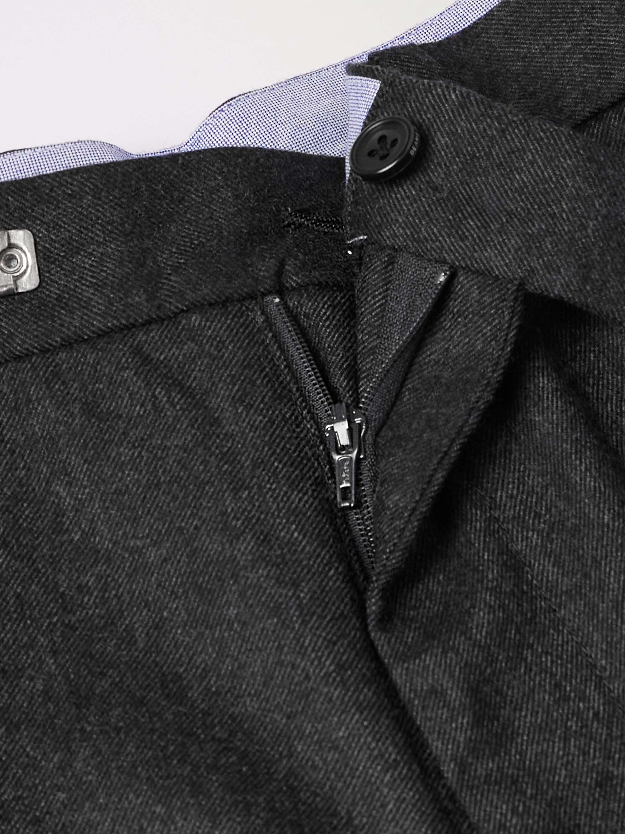 Ivy Cropped Tapered Brushed Wool-Blend Twill Suit Trousers view