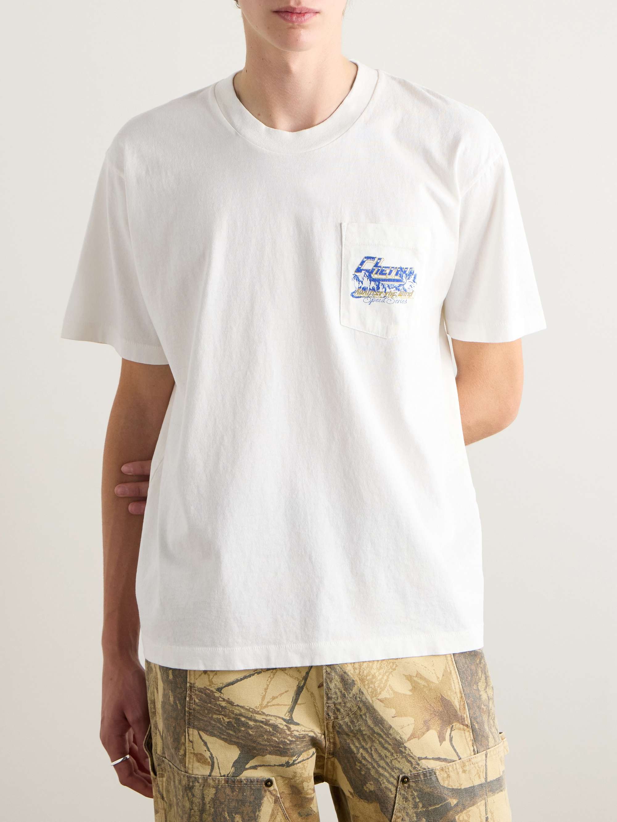 Oversized Logo-Print Cotton-Jersey T-Shirt view