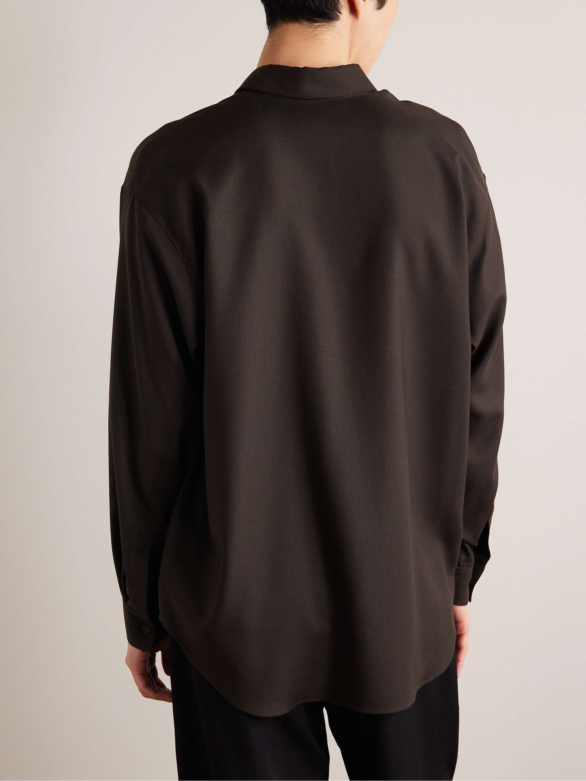 Giorgio Cashmere-Twill Shirt view