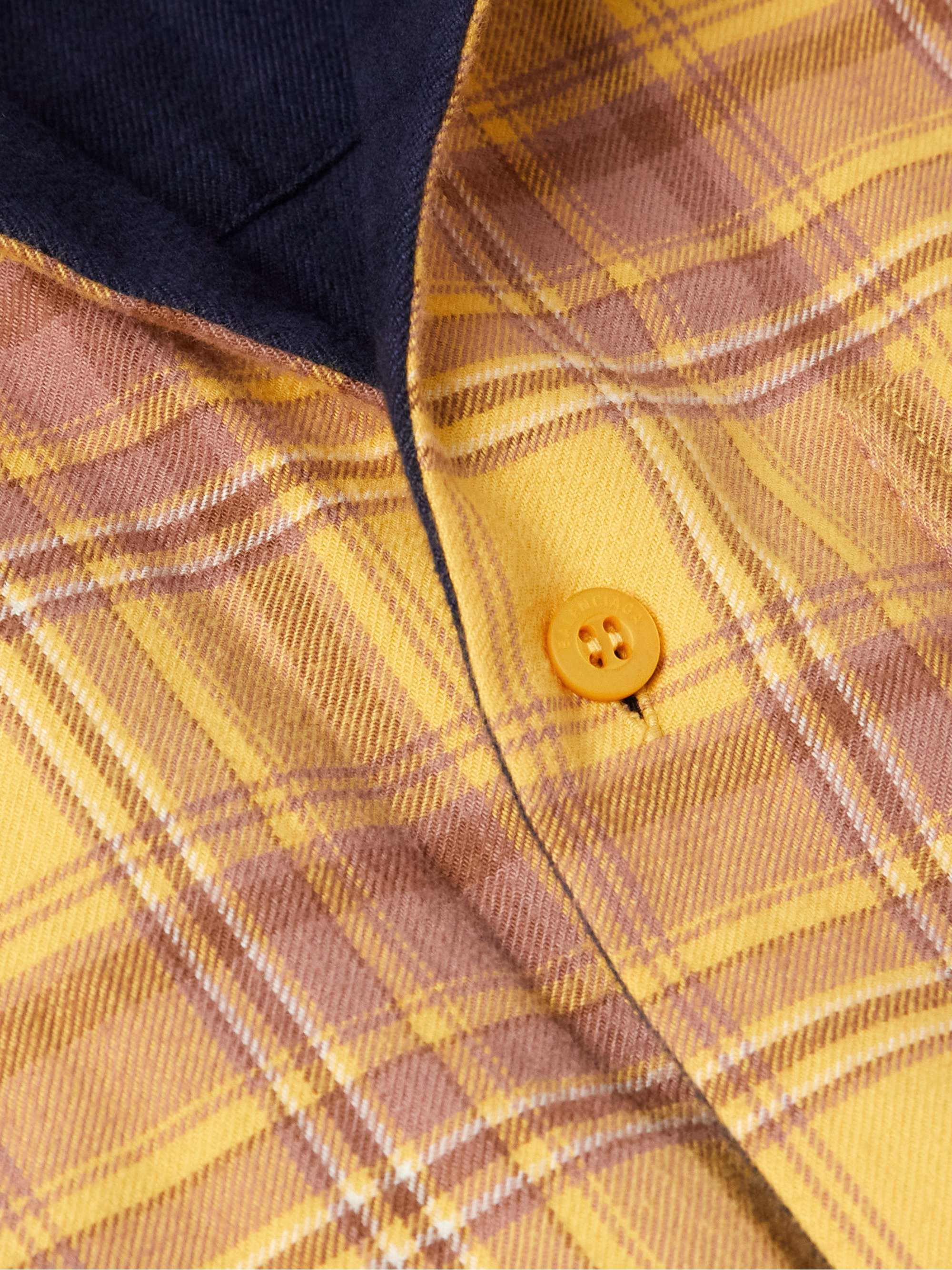 Reversible Checked Cotton-Flannel Shirt view