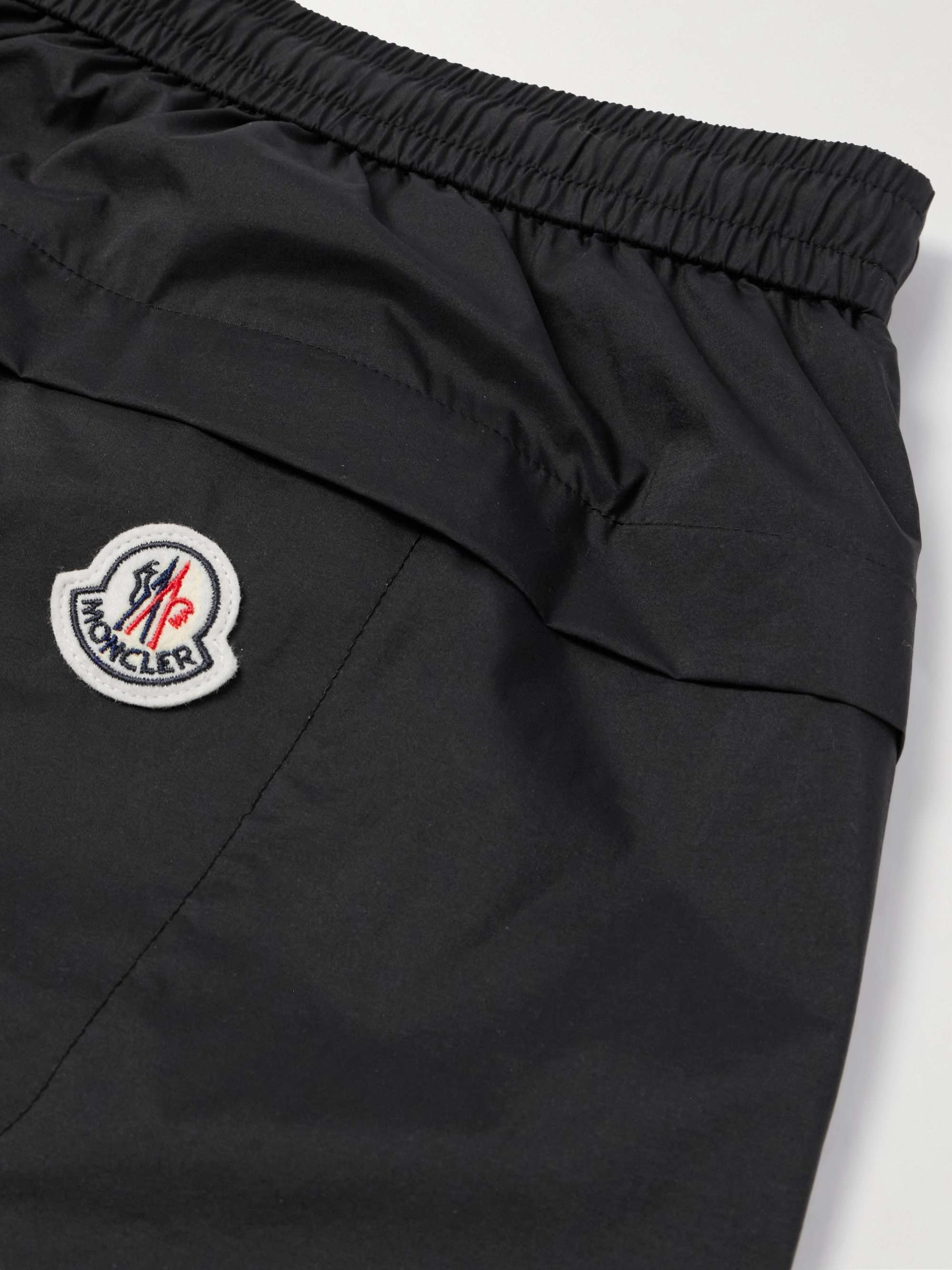 Straight-Leg Logo-Appliquéd Nylon Bermuda Shorts view