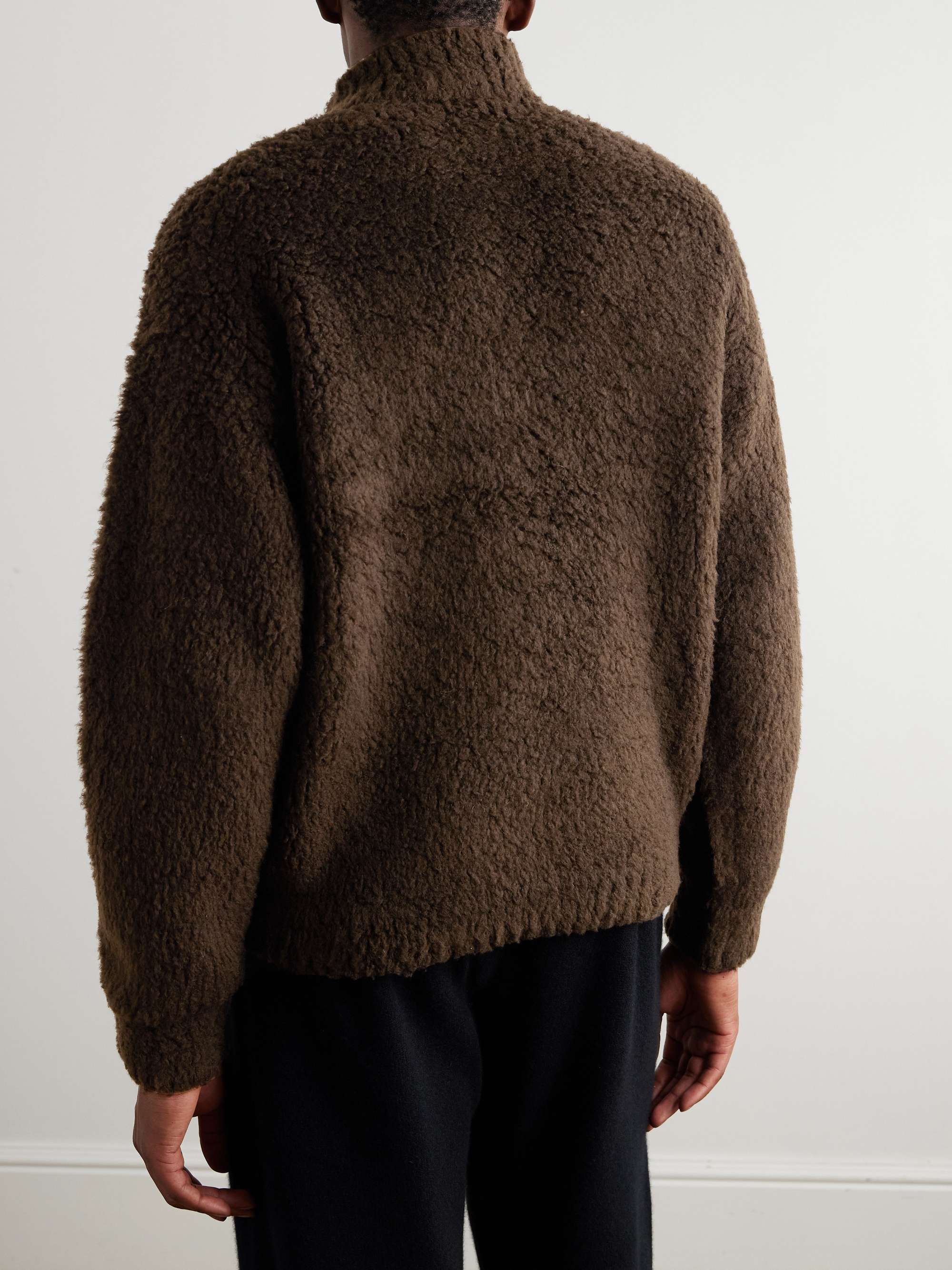 Boa Wool-Blend Bouclé Half-Zip Sweater view