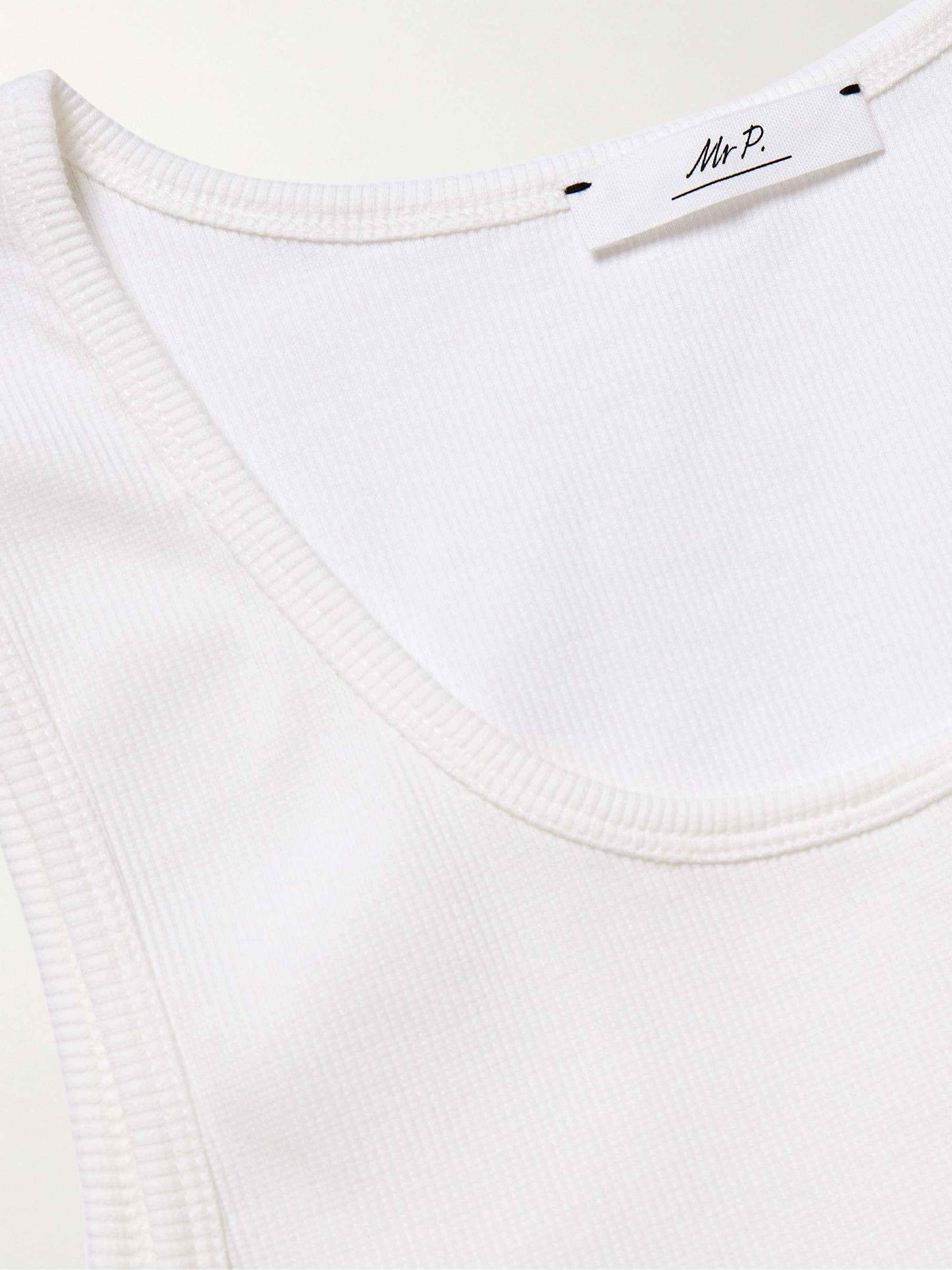 Ribbed Stretch-Cotton Jersey Tank Top view