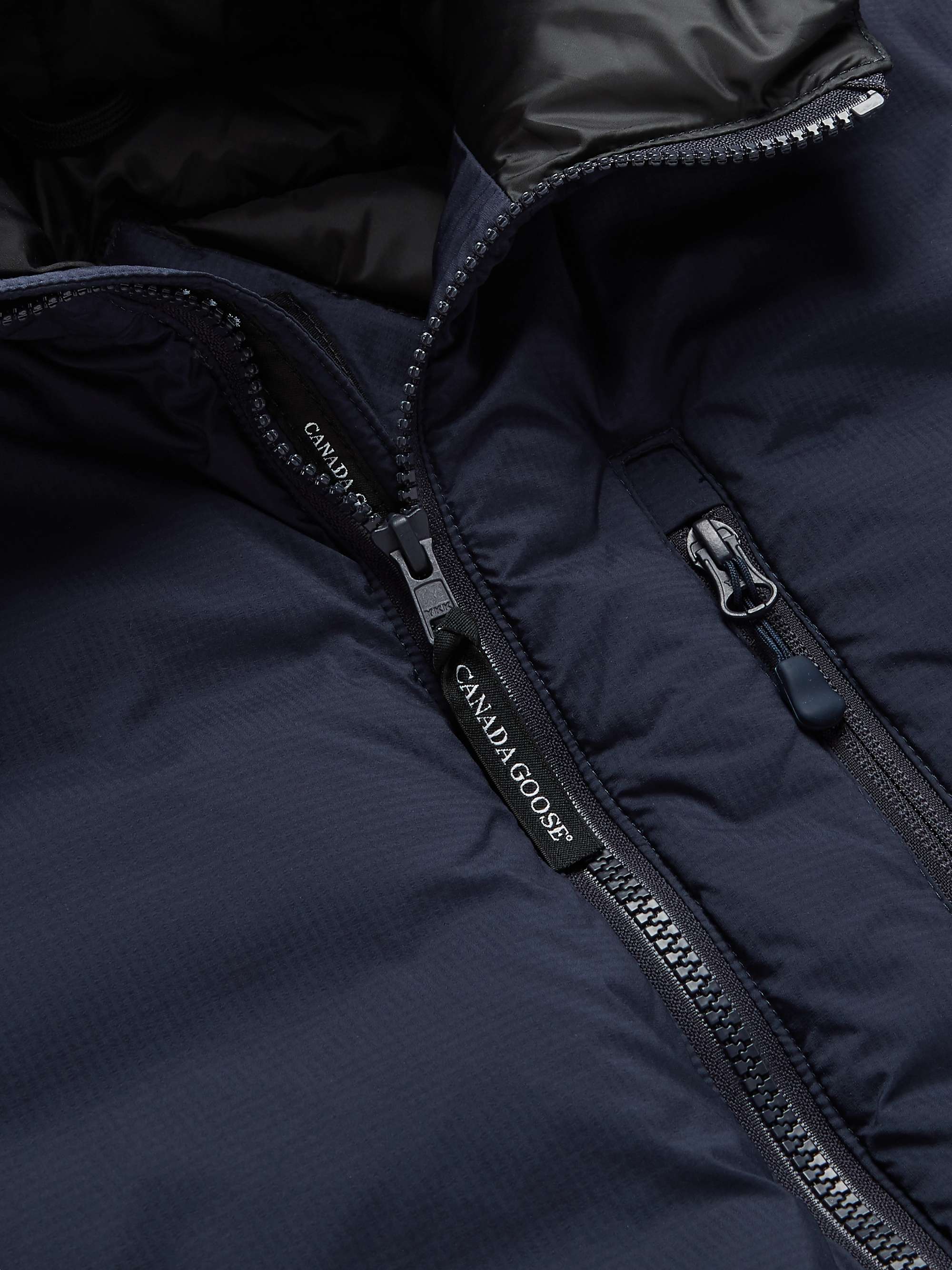 Lodge Slim-Fit Nylon-Ripstop Hooded Down Jacket view