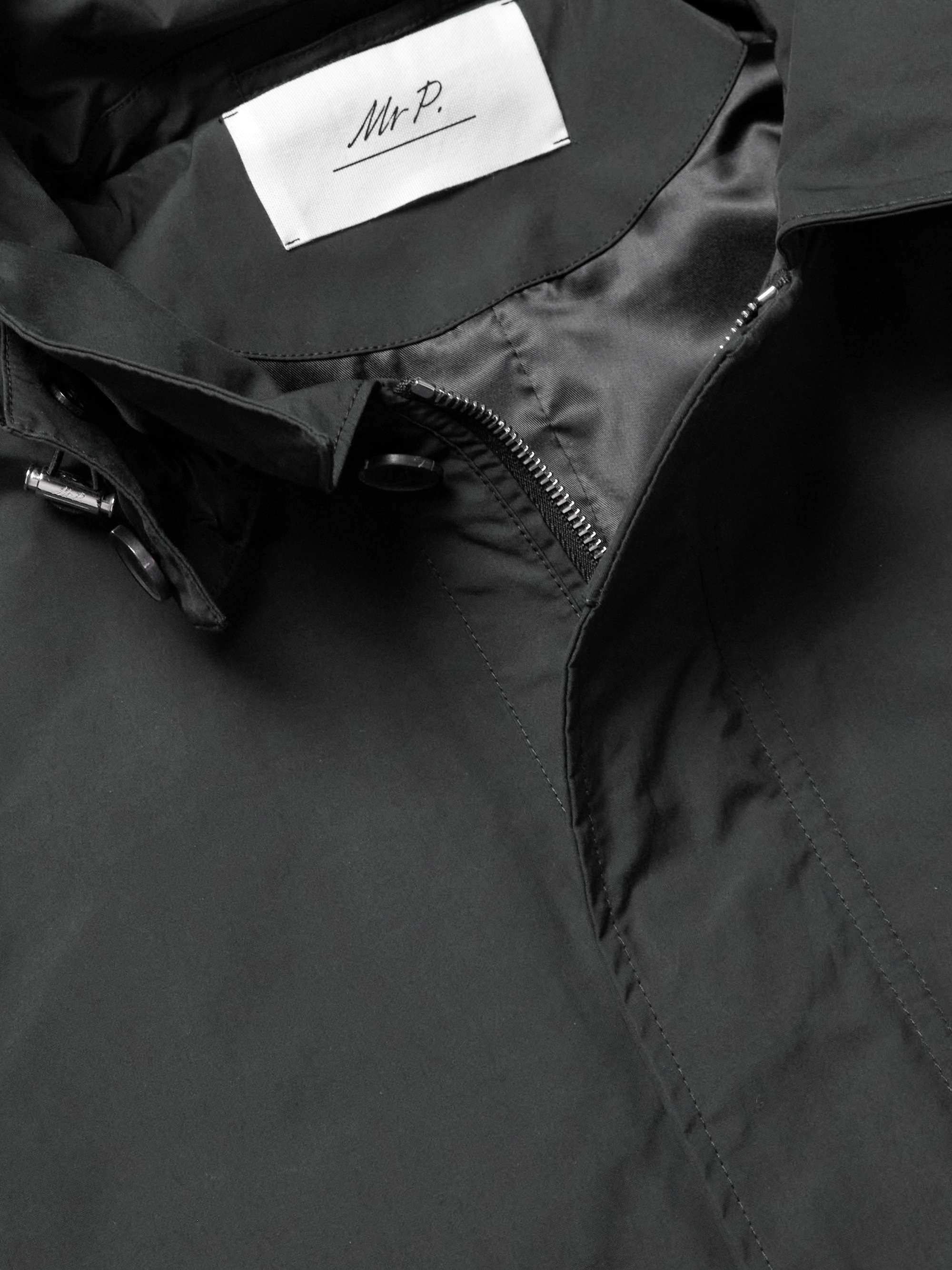 Cotton-Blend Hooded Coat view