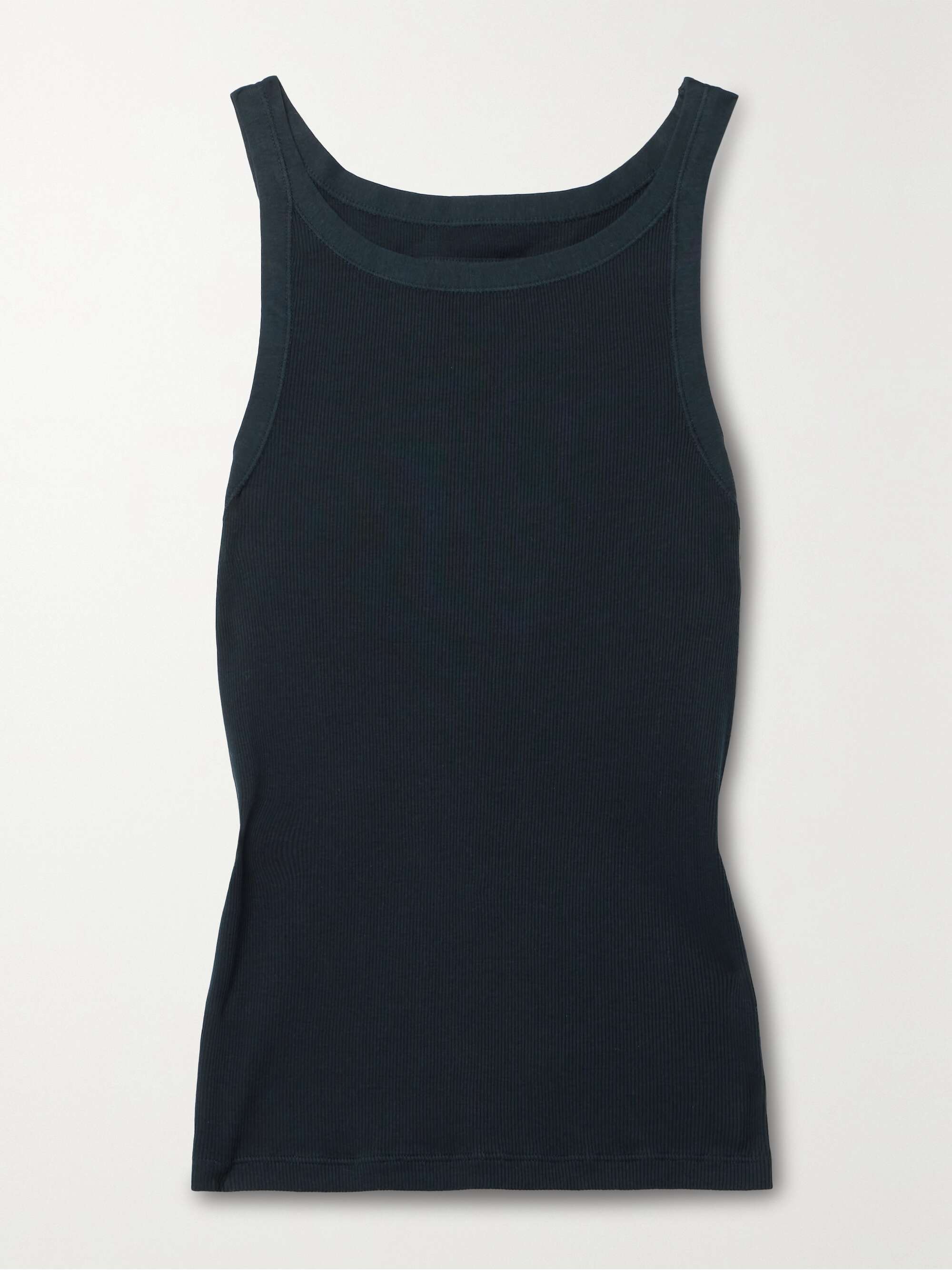 Jennifer ribbed cotton-jersey tank view