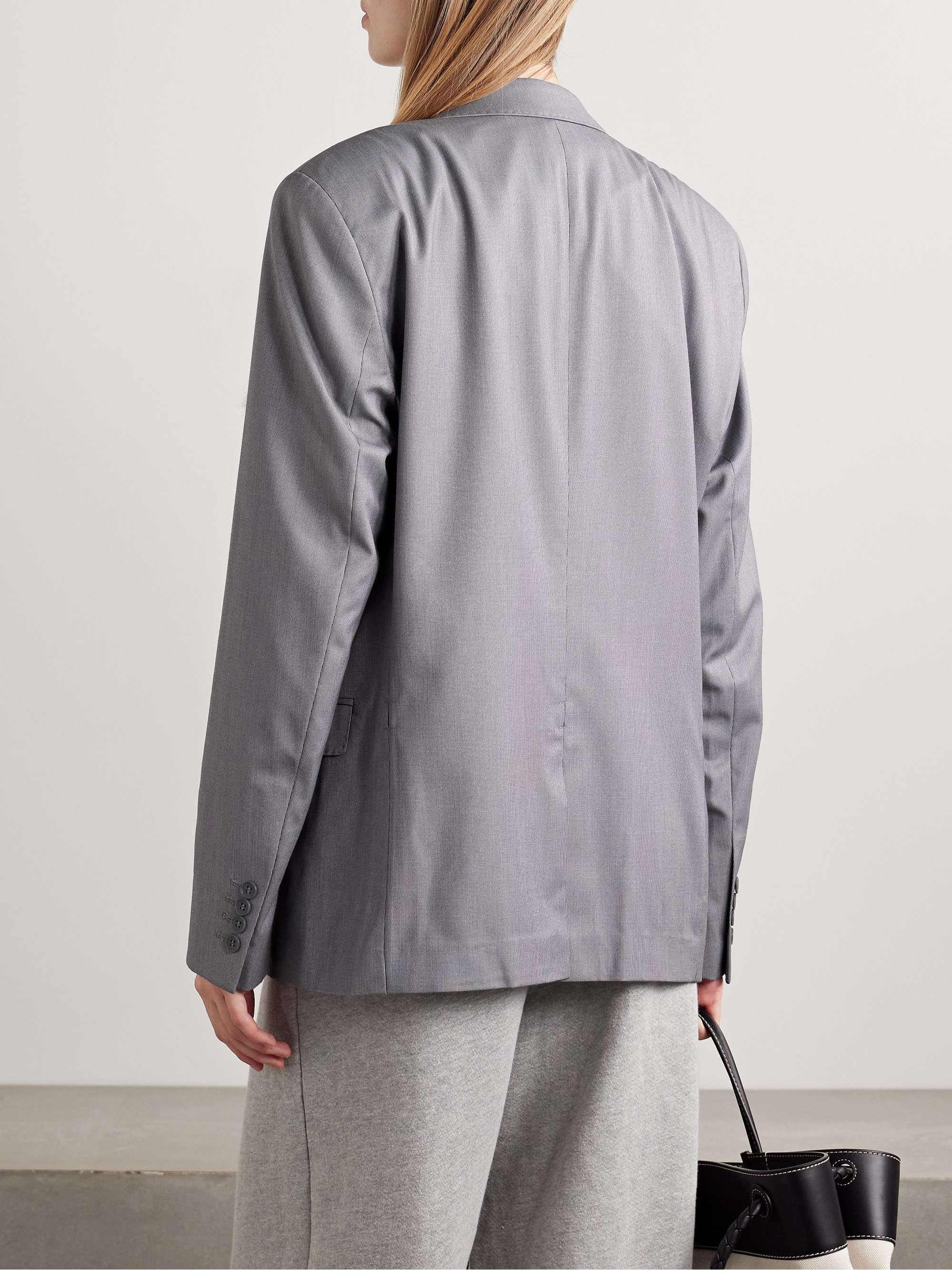 Denicoat convertible wool-blend and denim coat view
