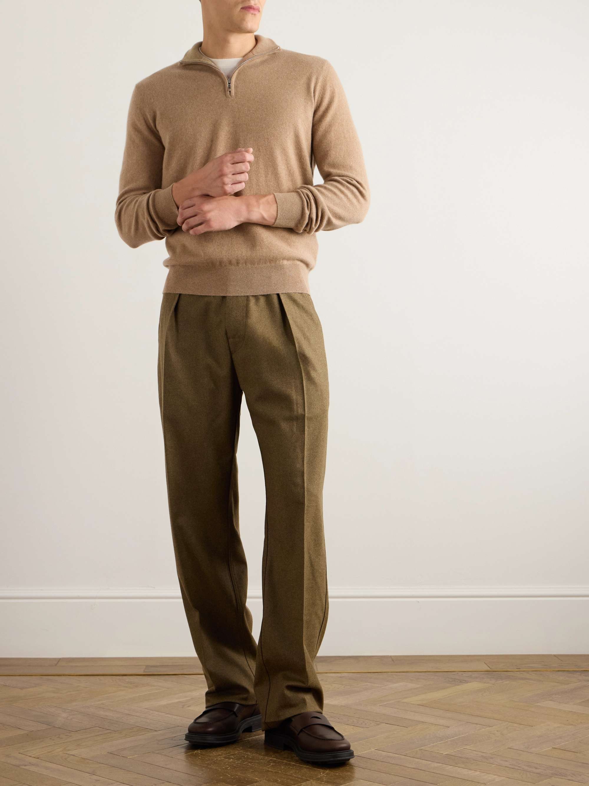 Baby Cashmere Half-Zip Sweater view