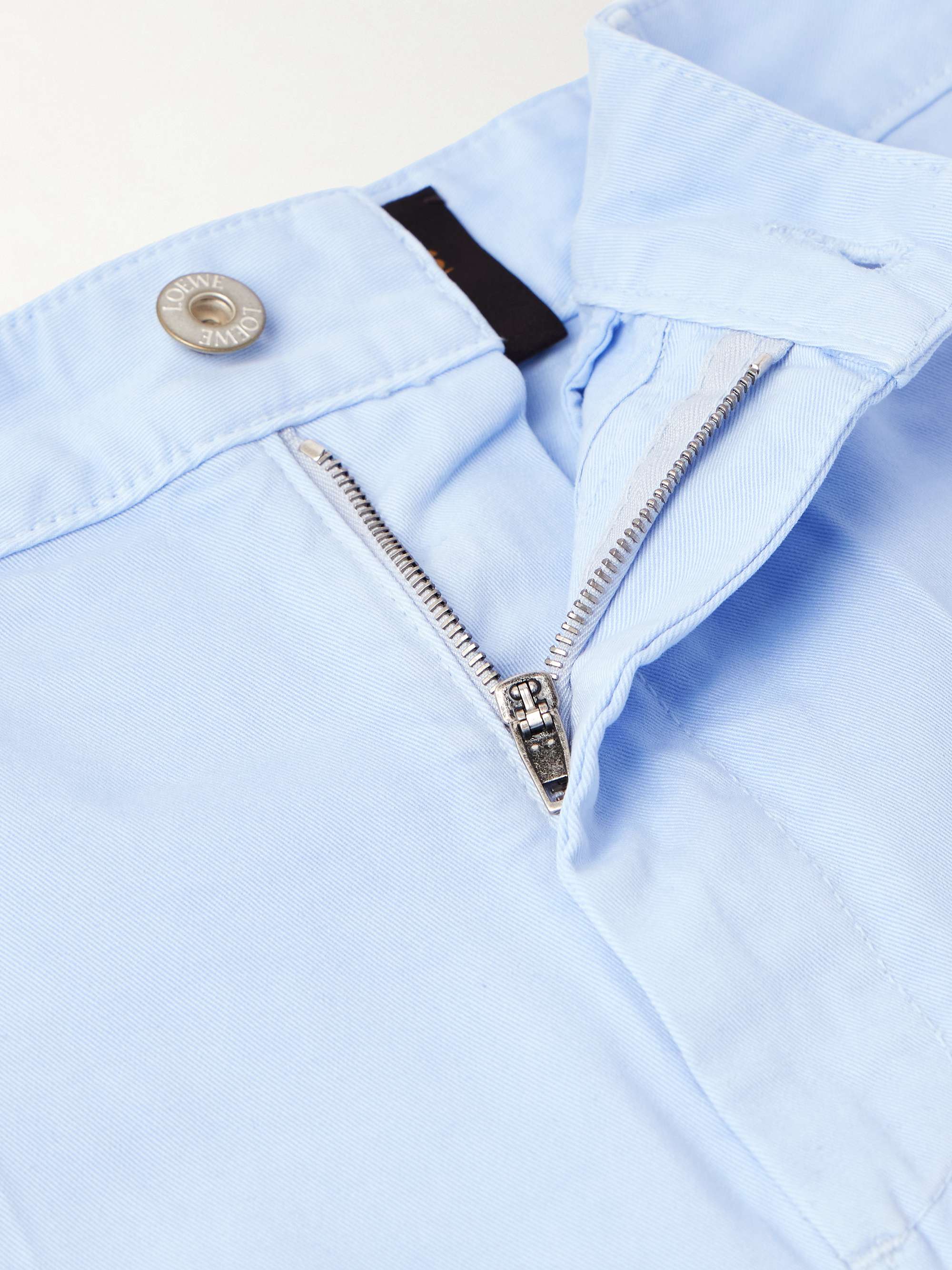 + Paula's Ibiza Straight-Leg Cotton-Twill Shorts view