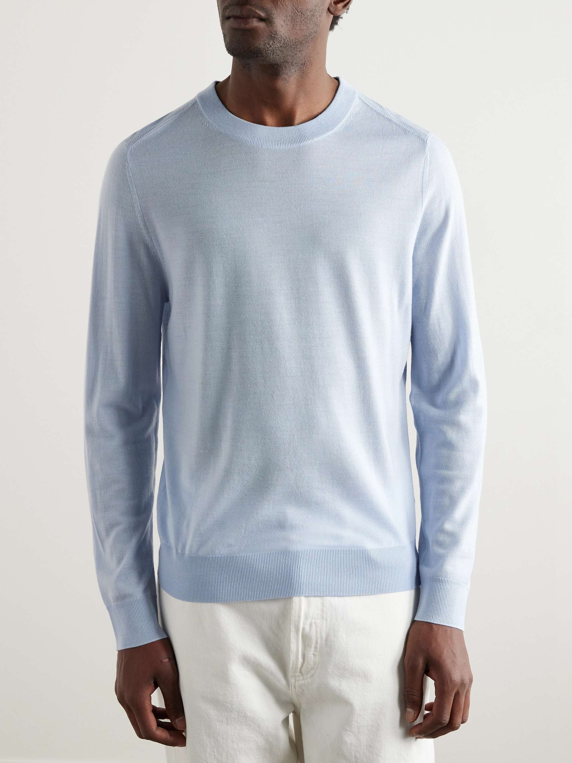 Slim-Fit Merino Wool Sweater view