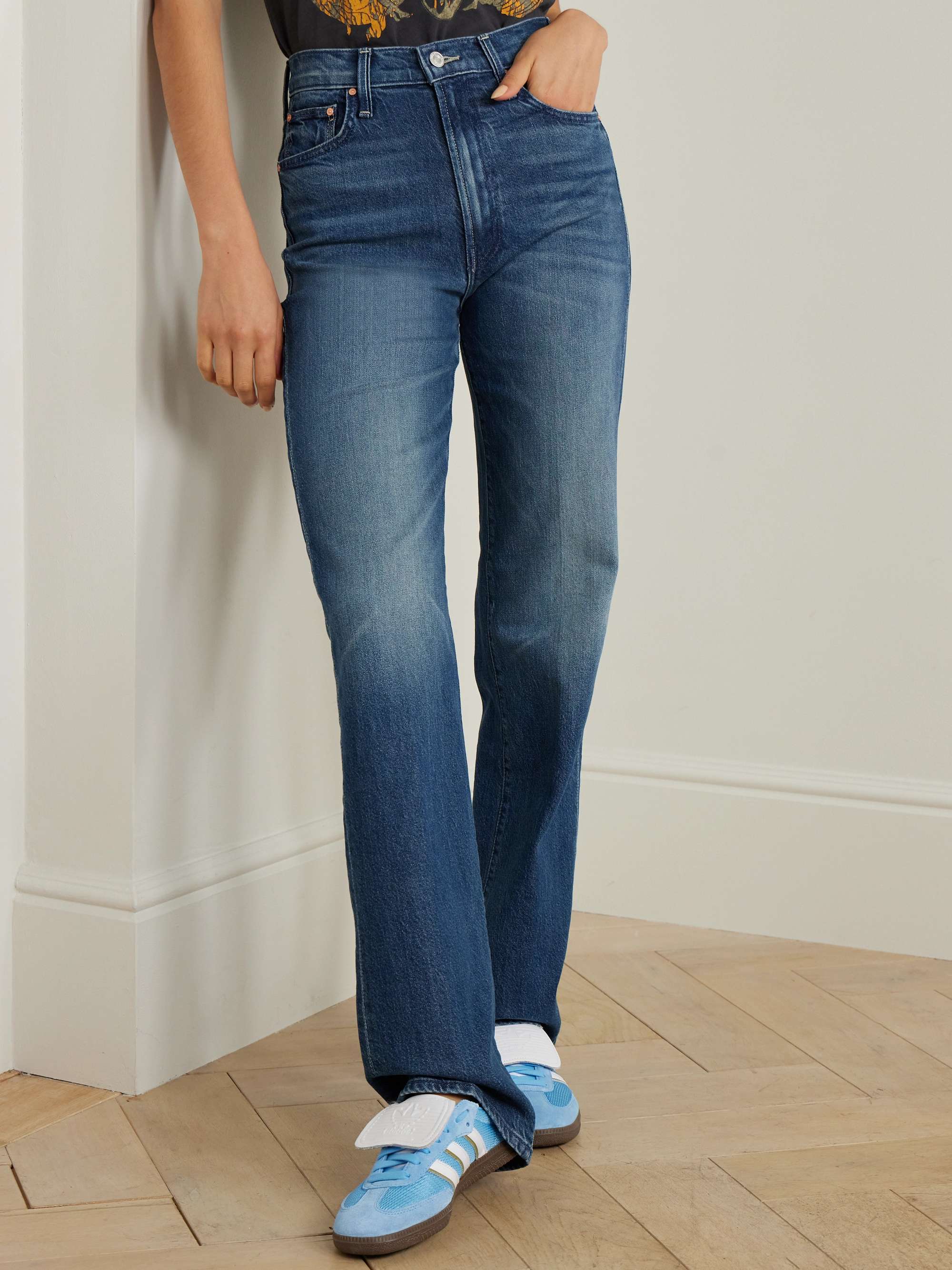 The Rambler Zip high-rise wide-leg jeans view