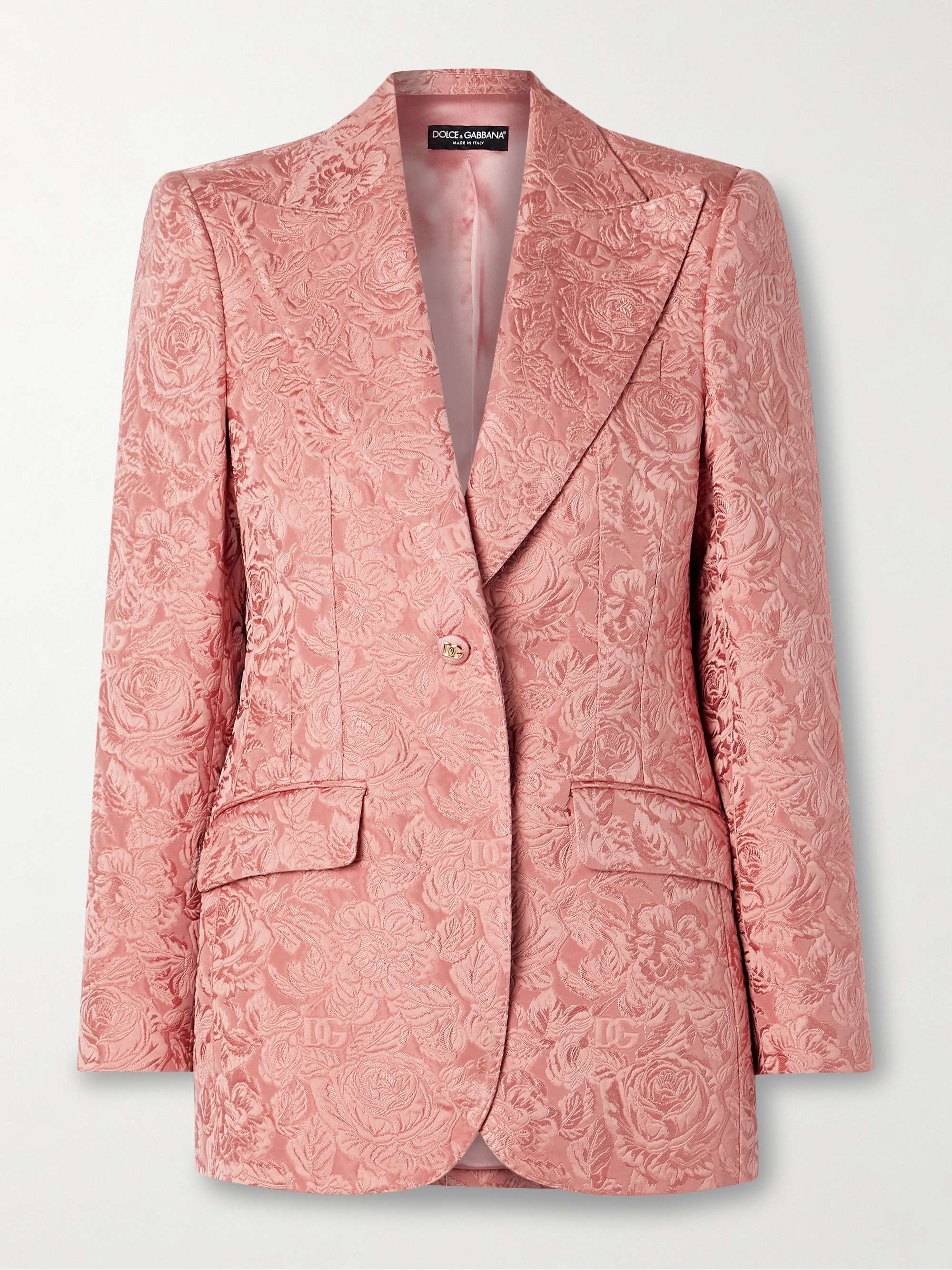 Turlington cloqué blazer view