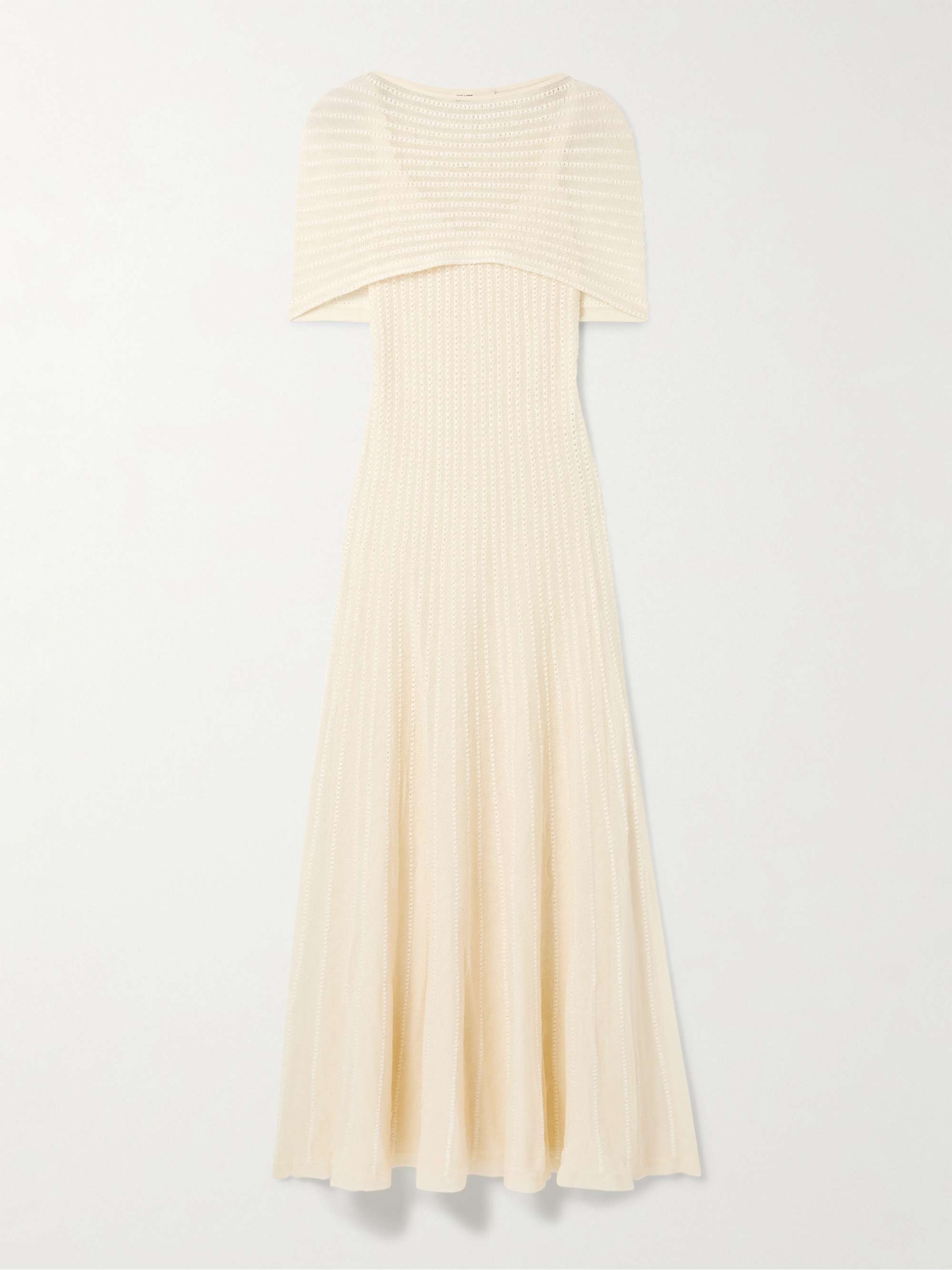 Thora pointelle-knit midi dress view