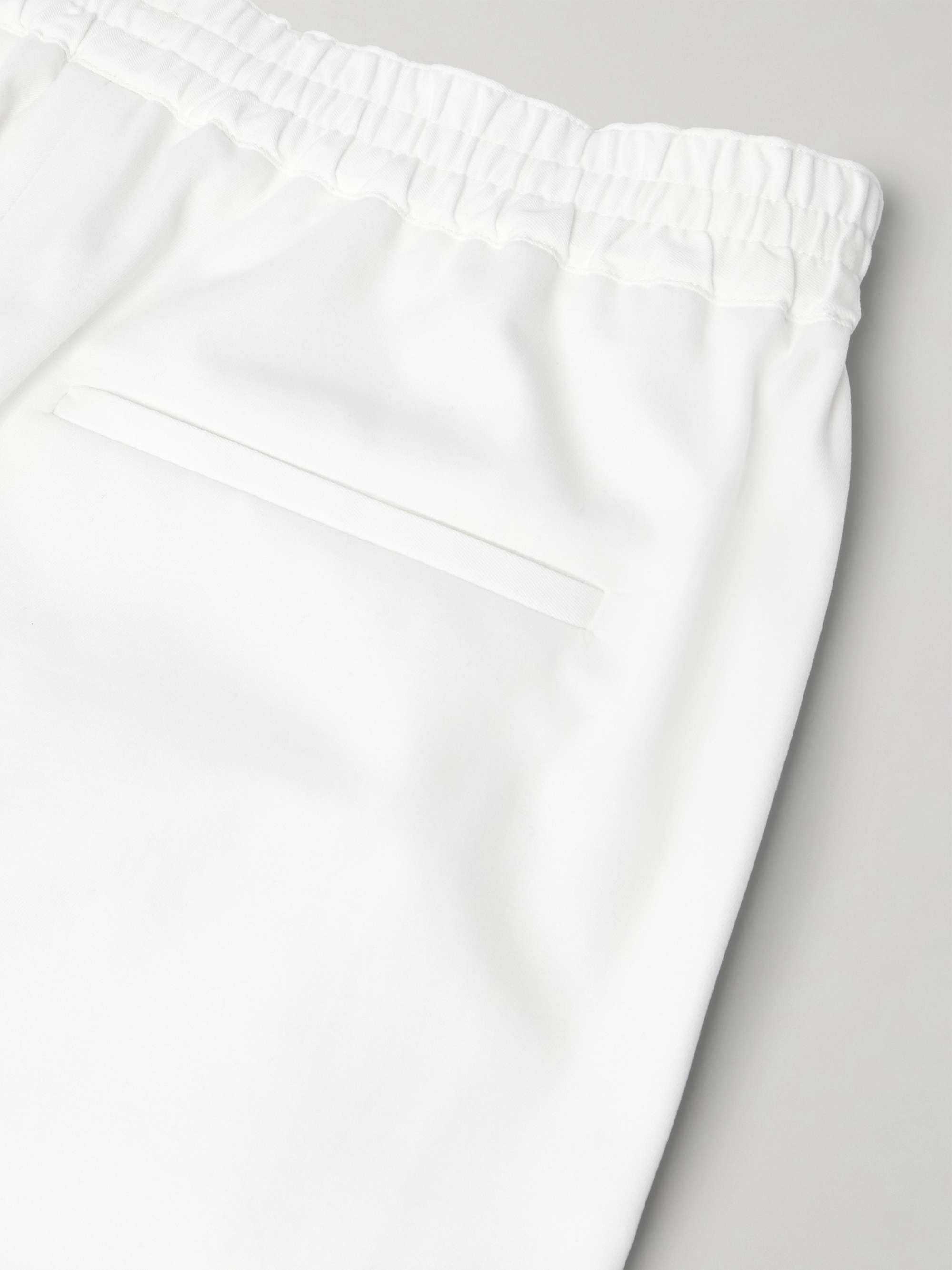 Jonah Wide-Leg Stretch Cotton and Cashmere-Blend Trousers view