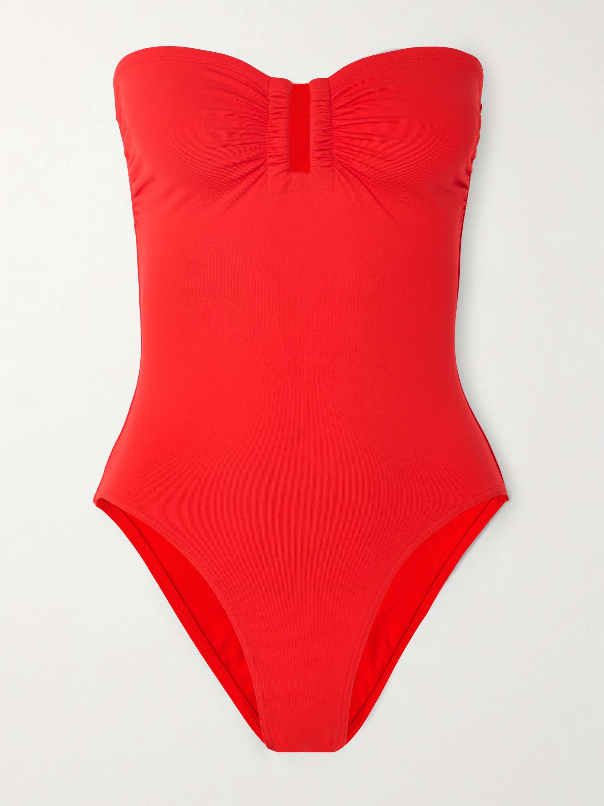 Les Essentiels Cassiopee strapless swimsuit view