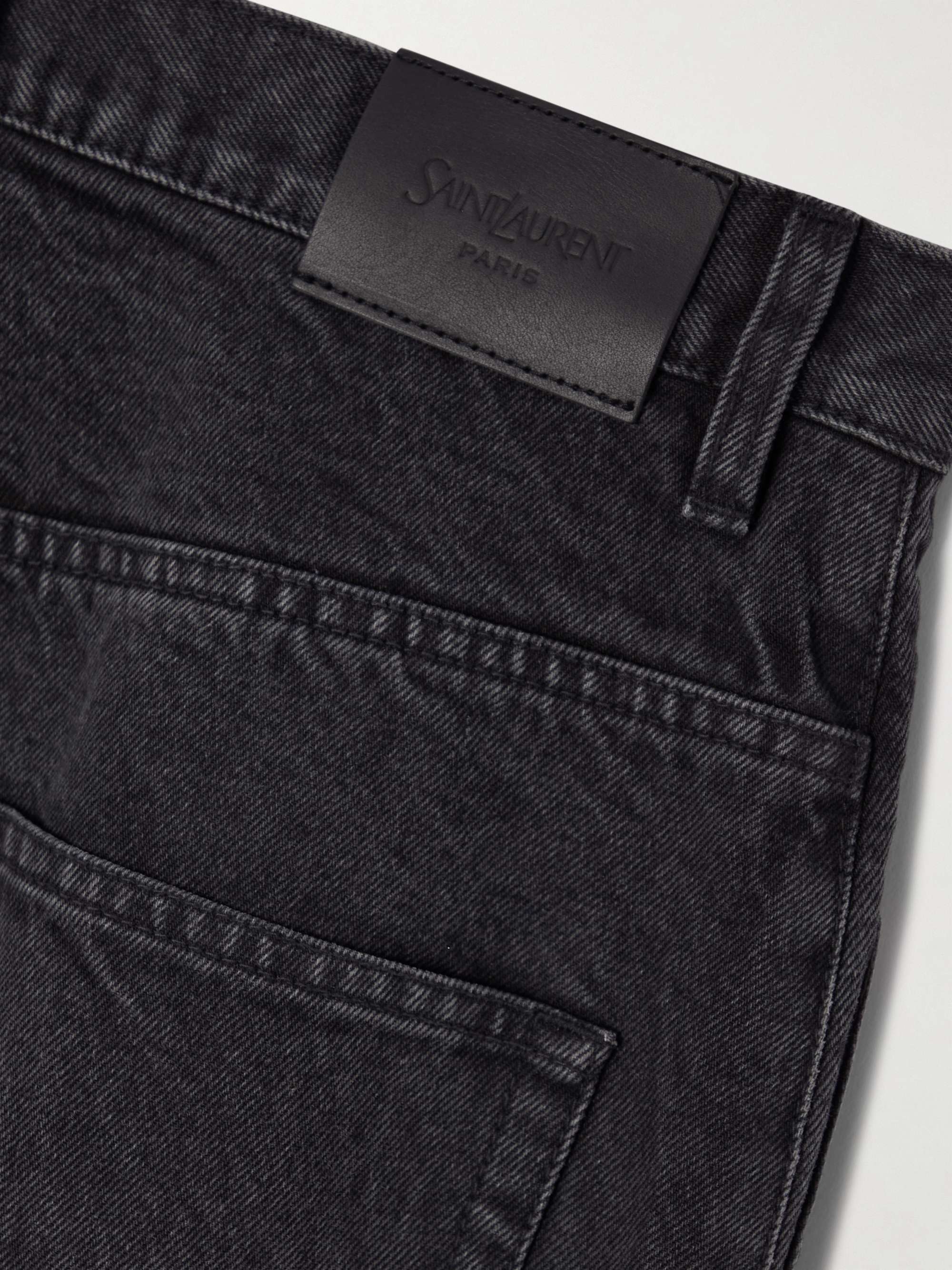 High-rise tapered jeans view