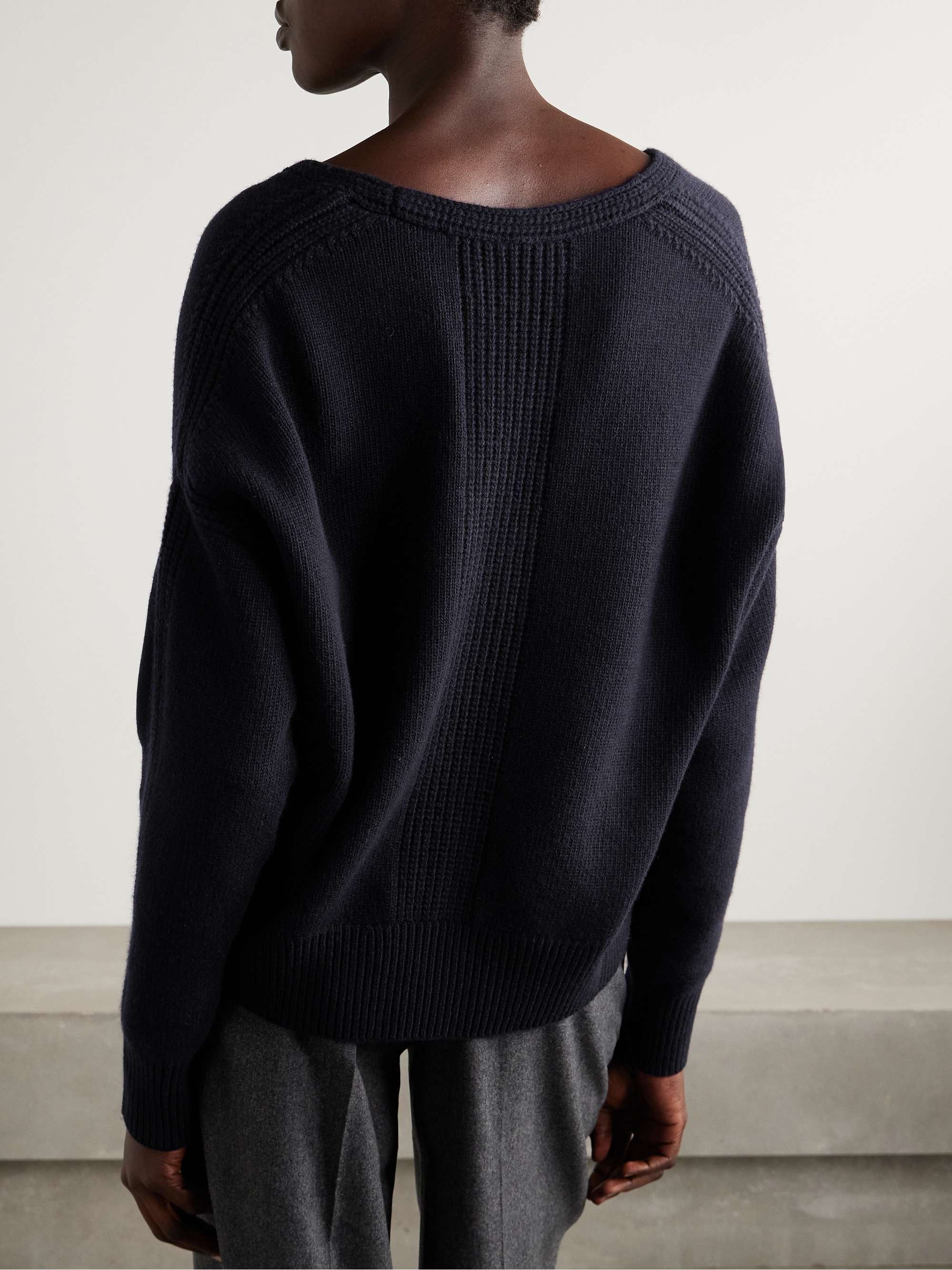 Rasato merino wool and cashmere-blend sweater view