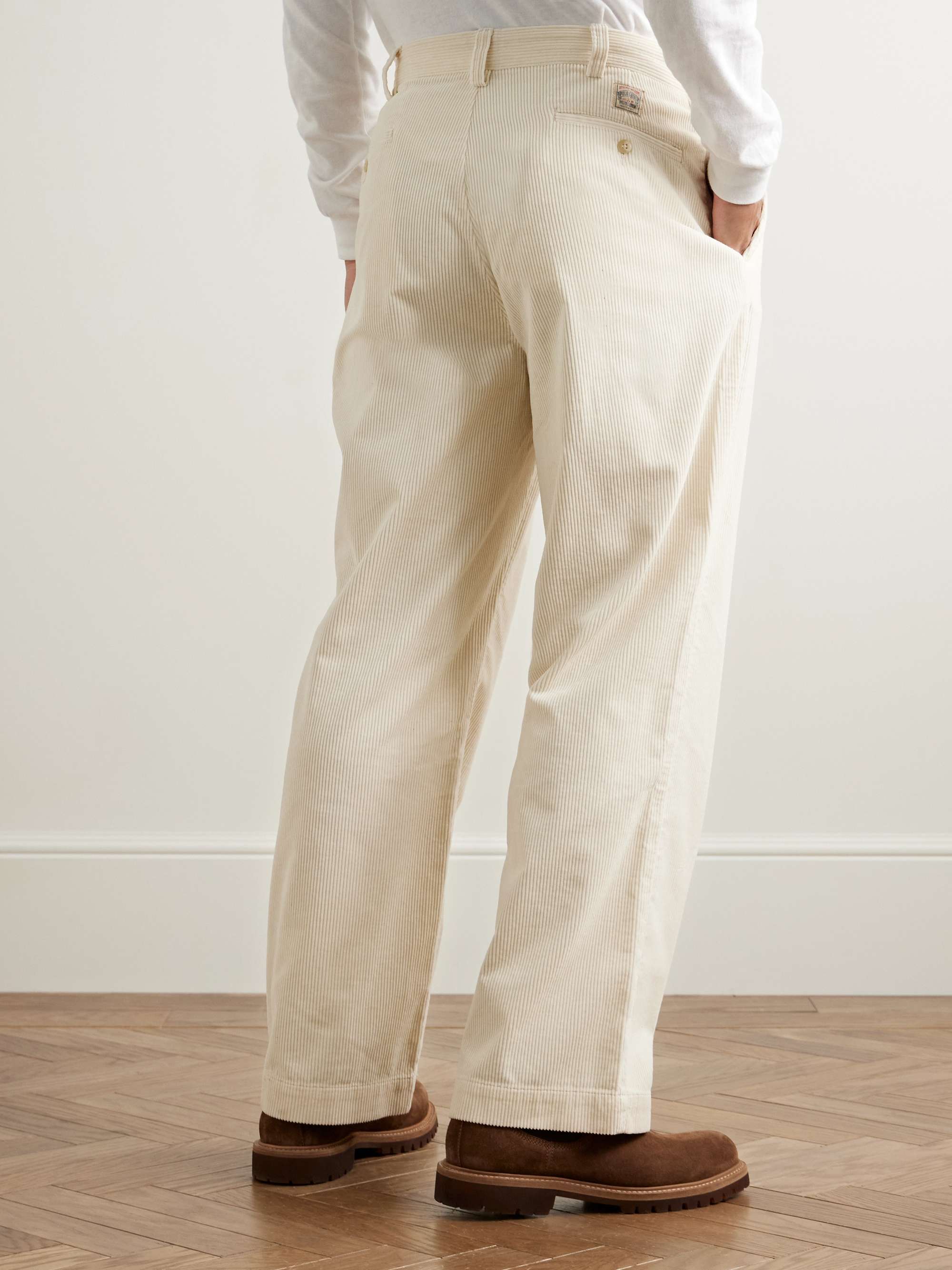 Straight-Leg Cotton-Corduroy Chinos view