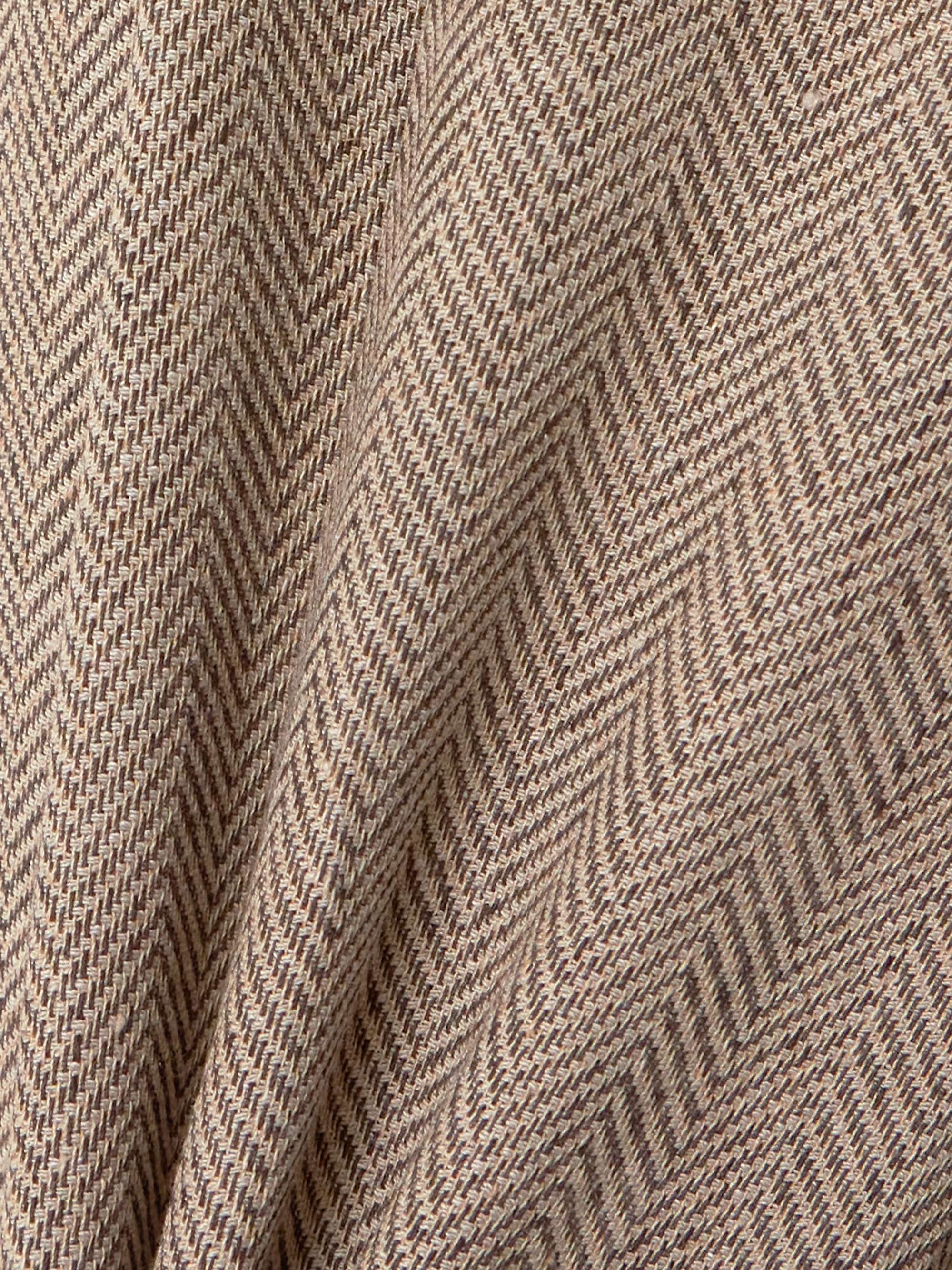 Nyack pleated herringbone linen wide-leg pants view