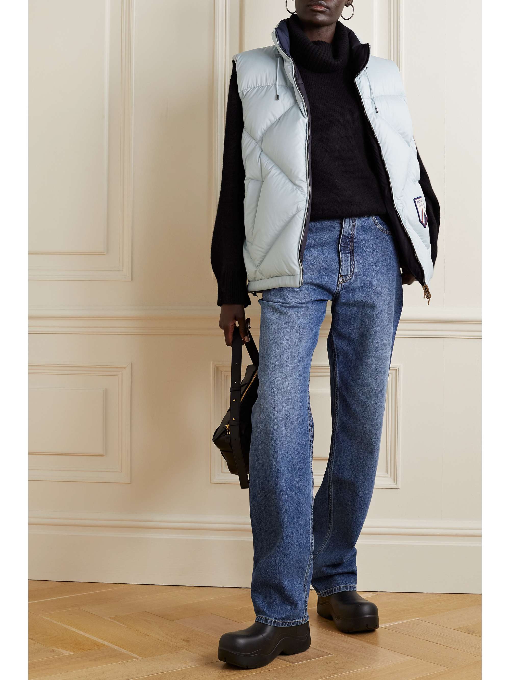 Silas reversible hooded quilted shell down gilet view