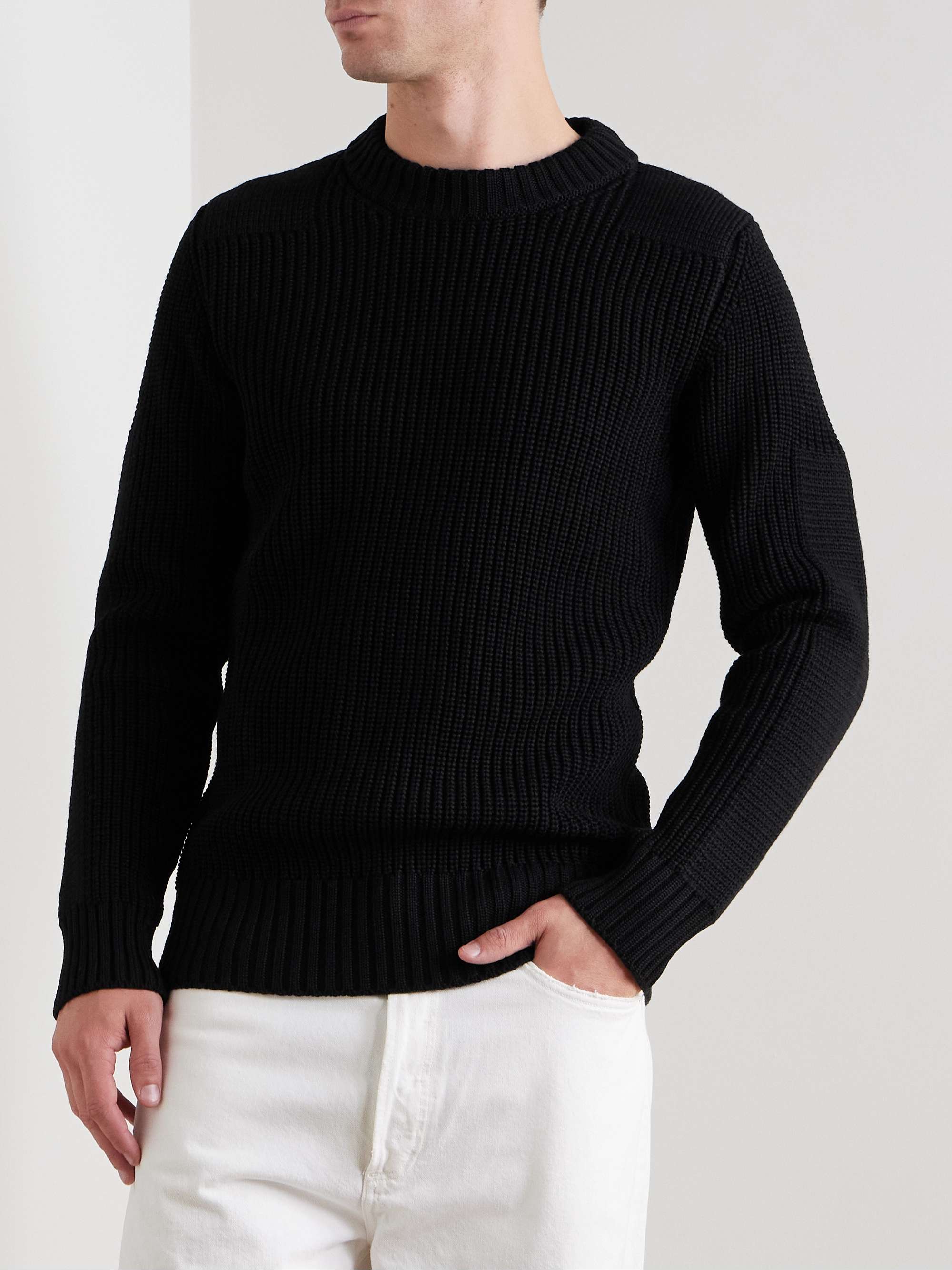 Rank III Ribbed Merino Wool Sweater view