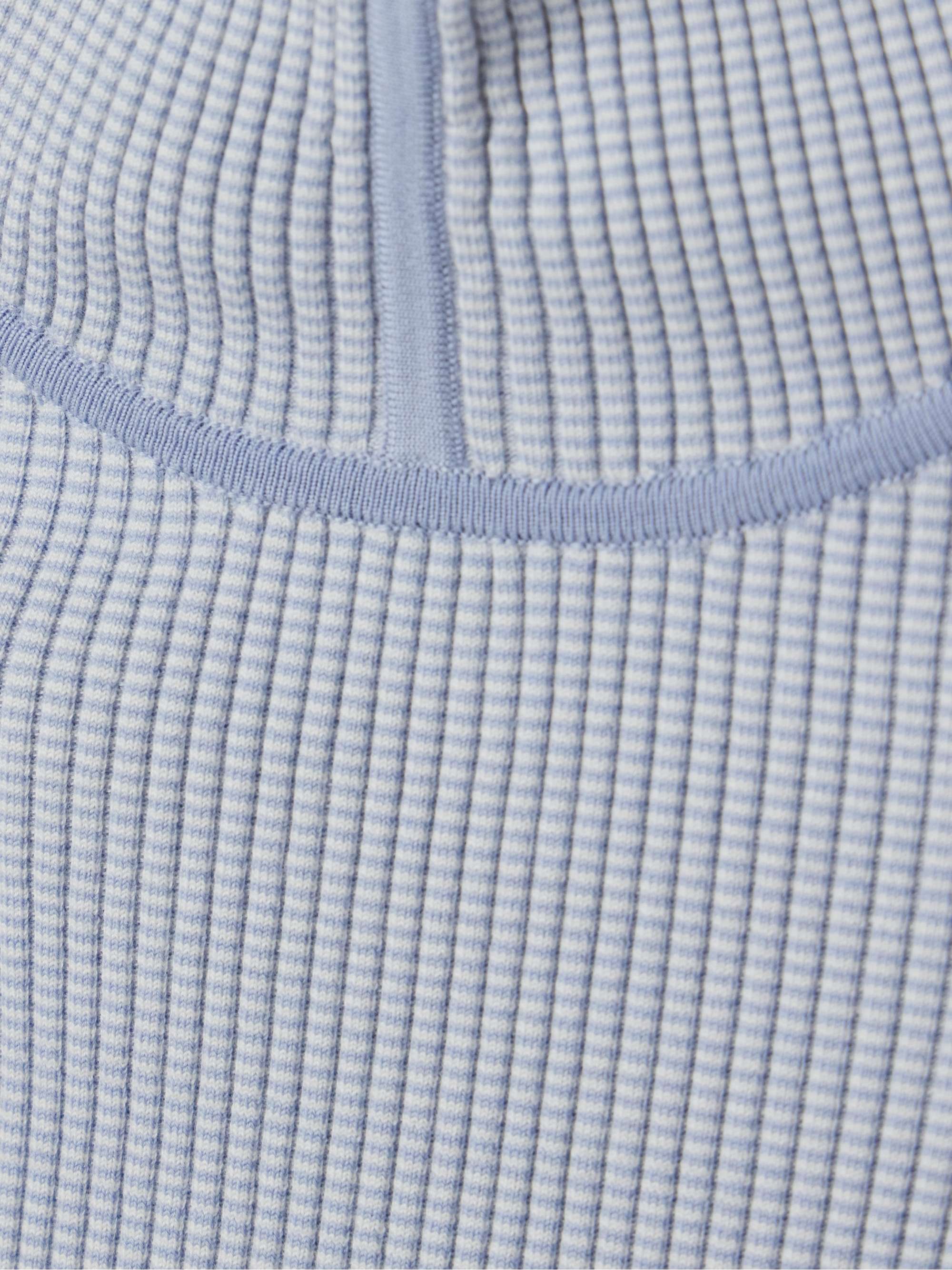 Speed Skate ribbed striped merino wool-blend hoodie view