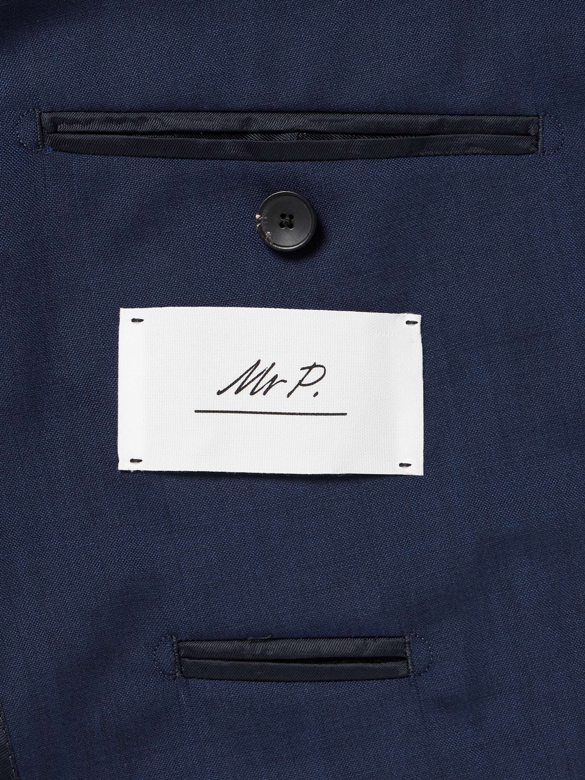Regular-Fit Wool-Blend Suit Jacket view
