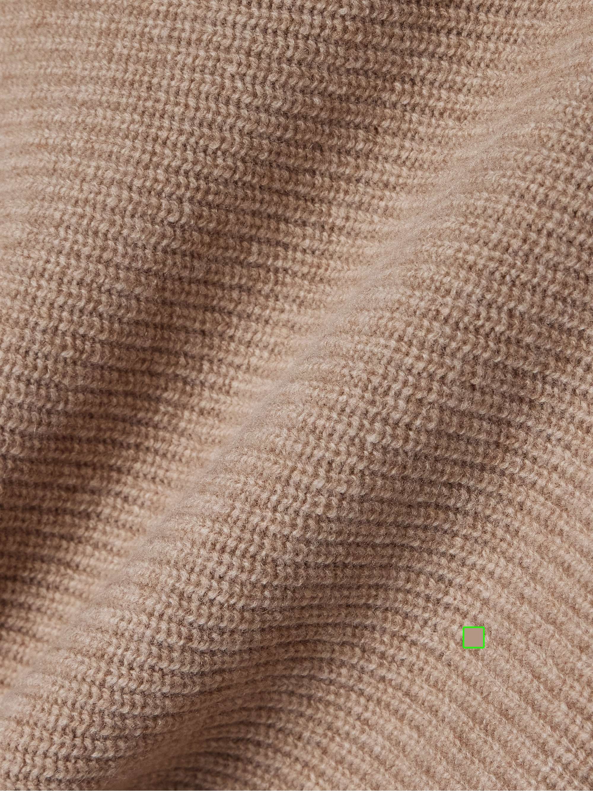 Trip cropped ribbed merino wool and cashmere-blend sweater view