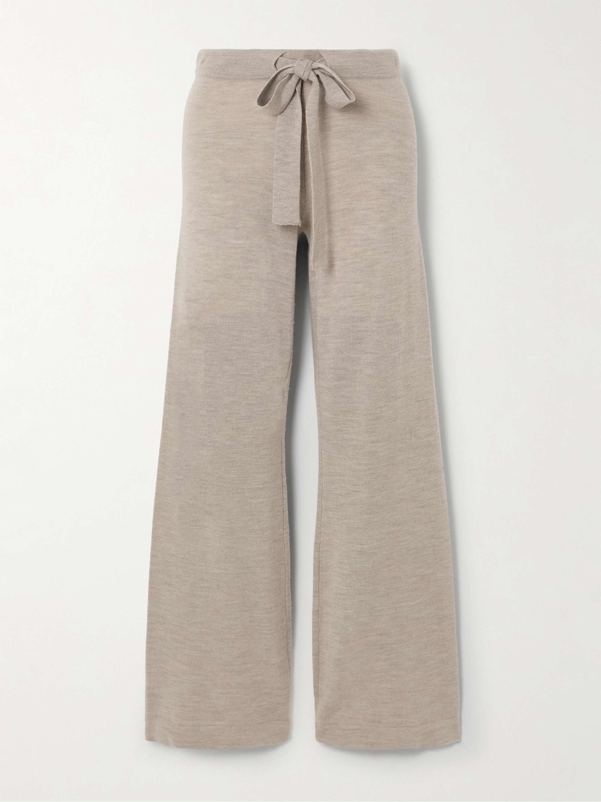 Geilo merino wool flared pants view