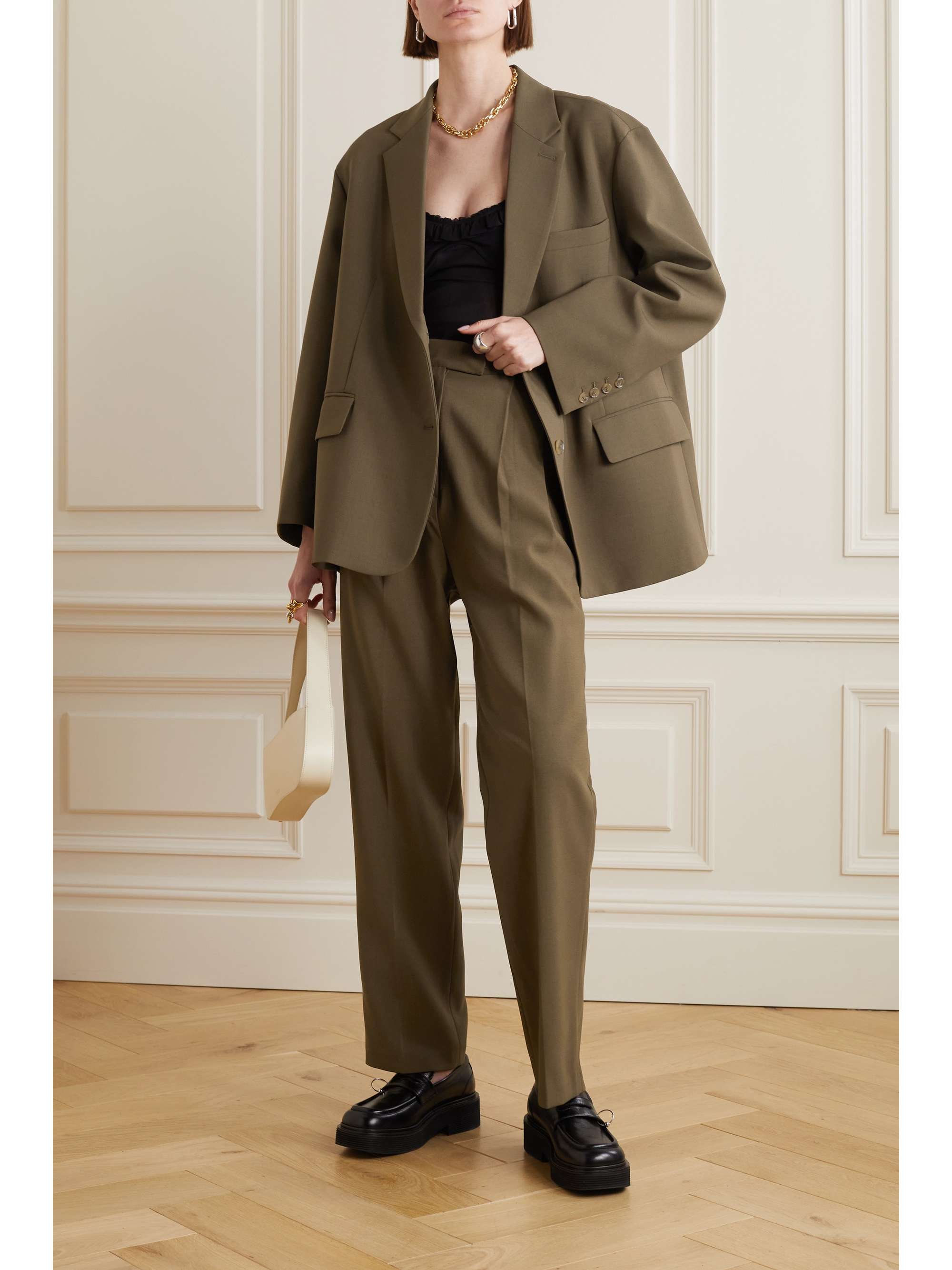 Bea crepe blazer view