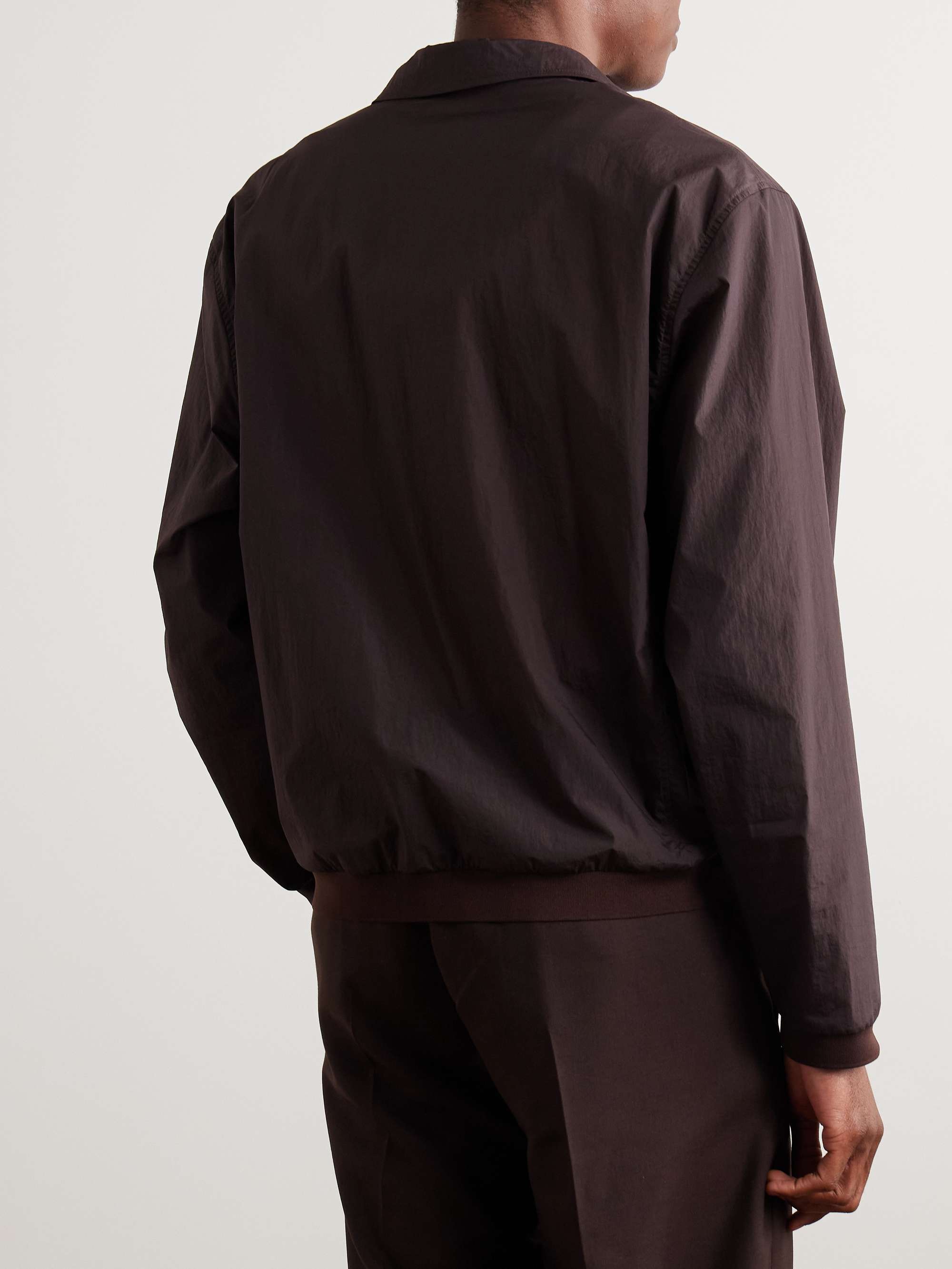 Nylon-Blend Shirt Jacket view