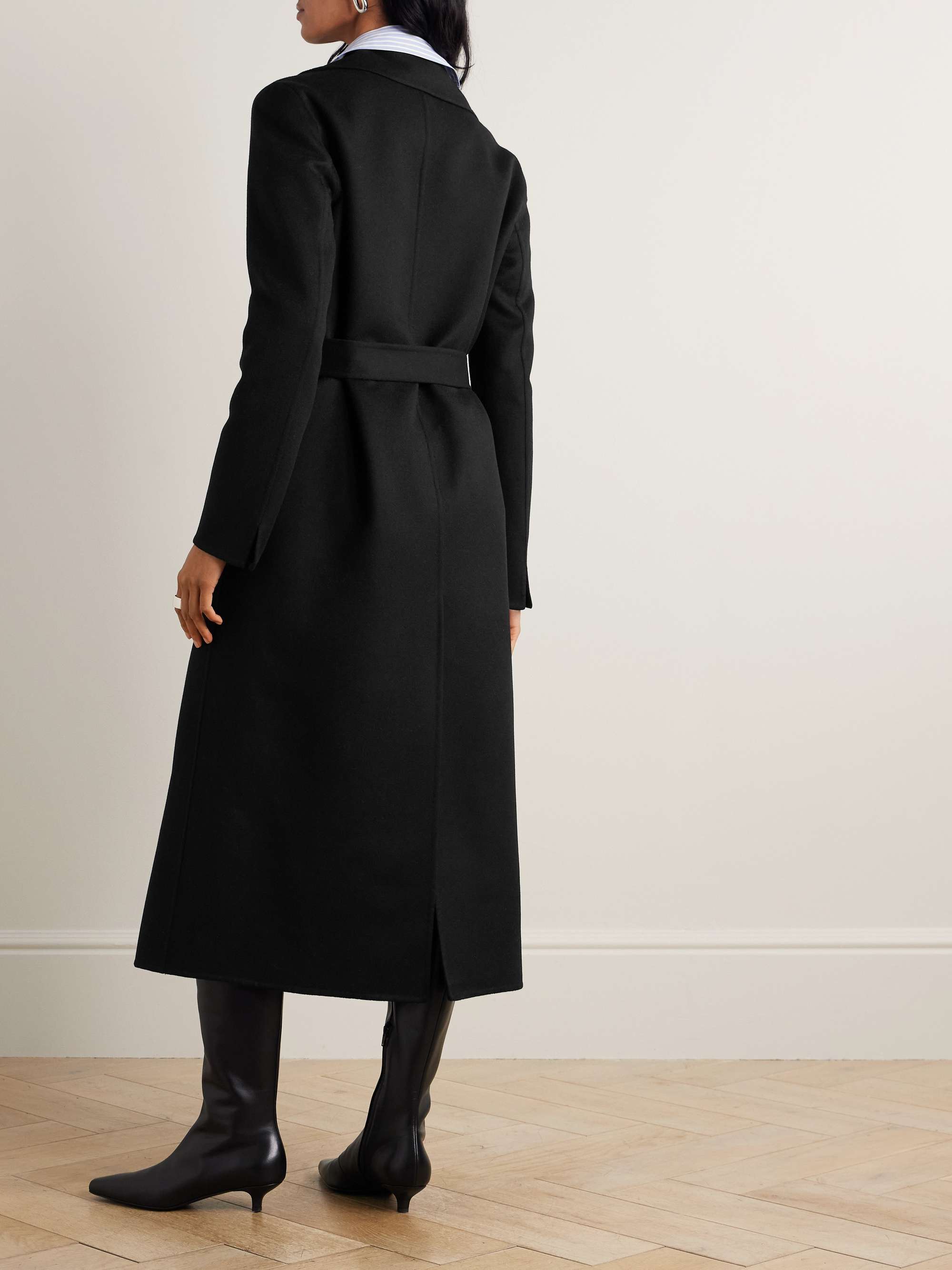 Belted wool coat view