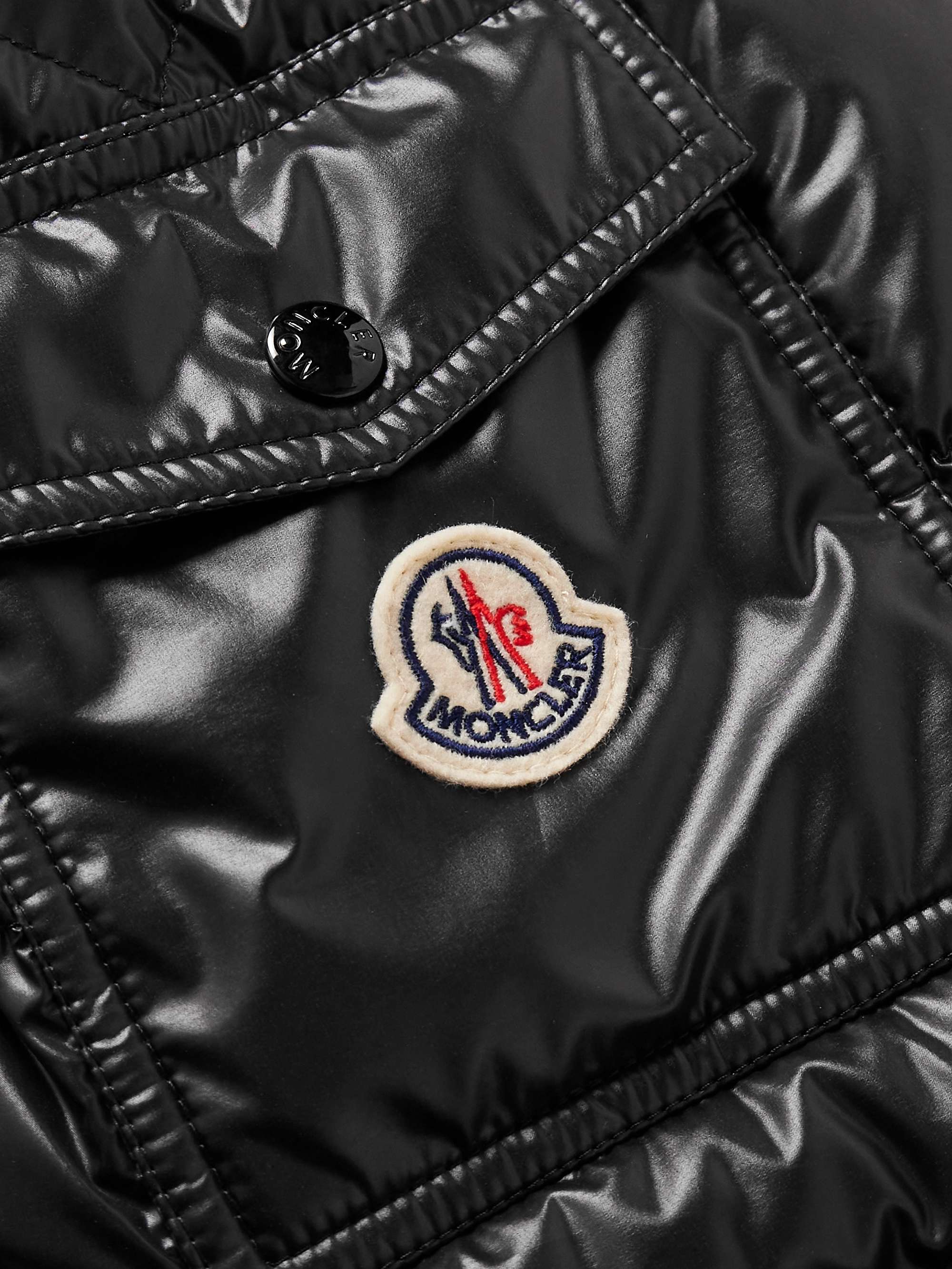 Lule Logo-Appliquéd Quilted Shell Down Jacket view