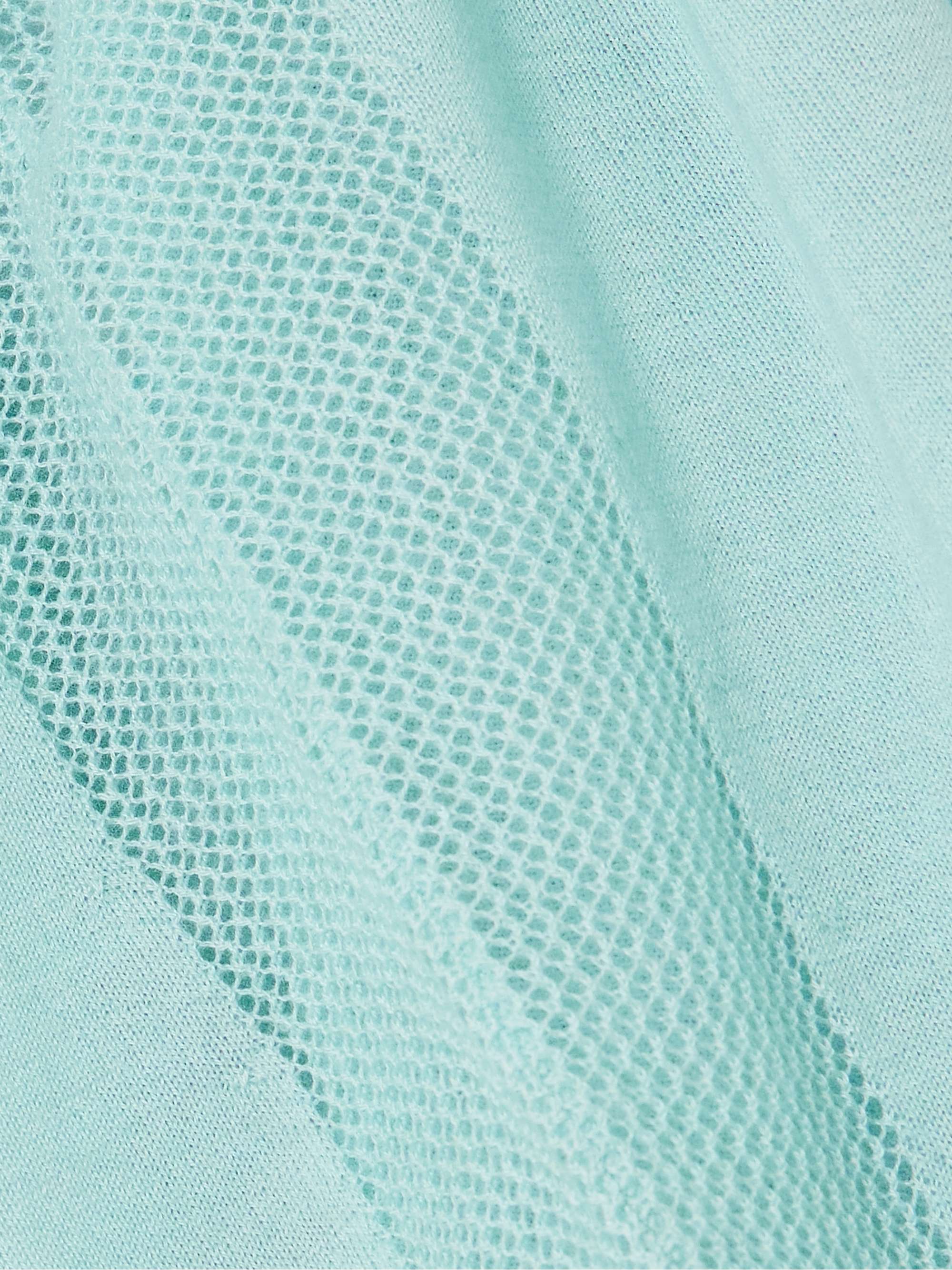 Barton pointelle-knit cashmere Henley sweater view