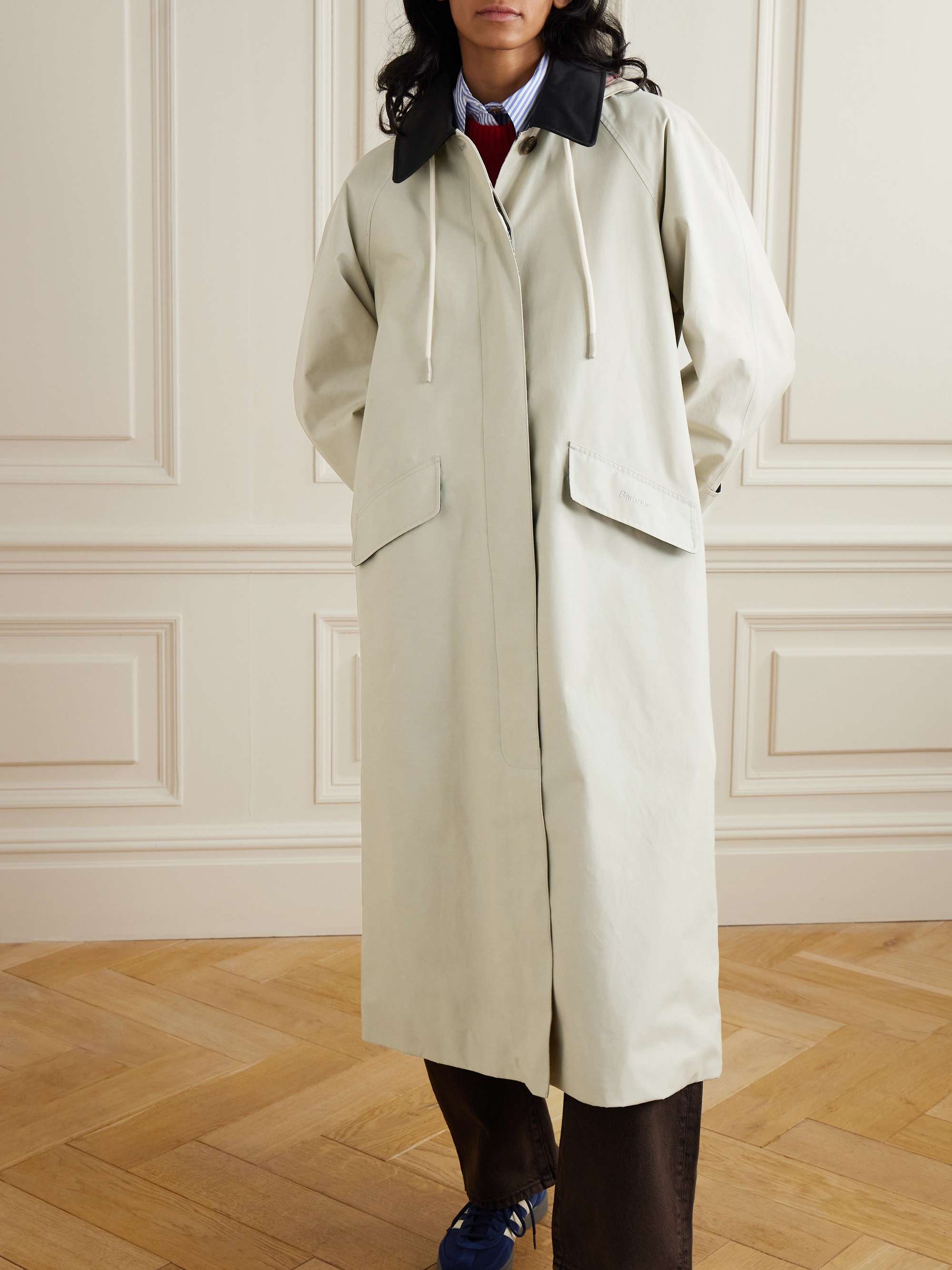 + Alexa Chung Natalie cotton-gabardine trench coat view