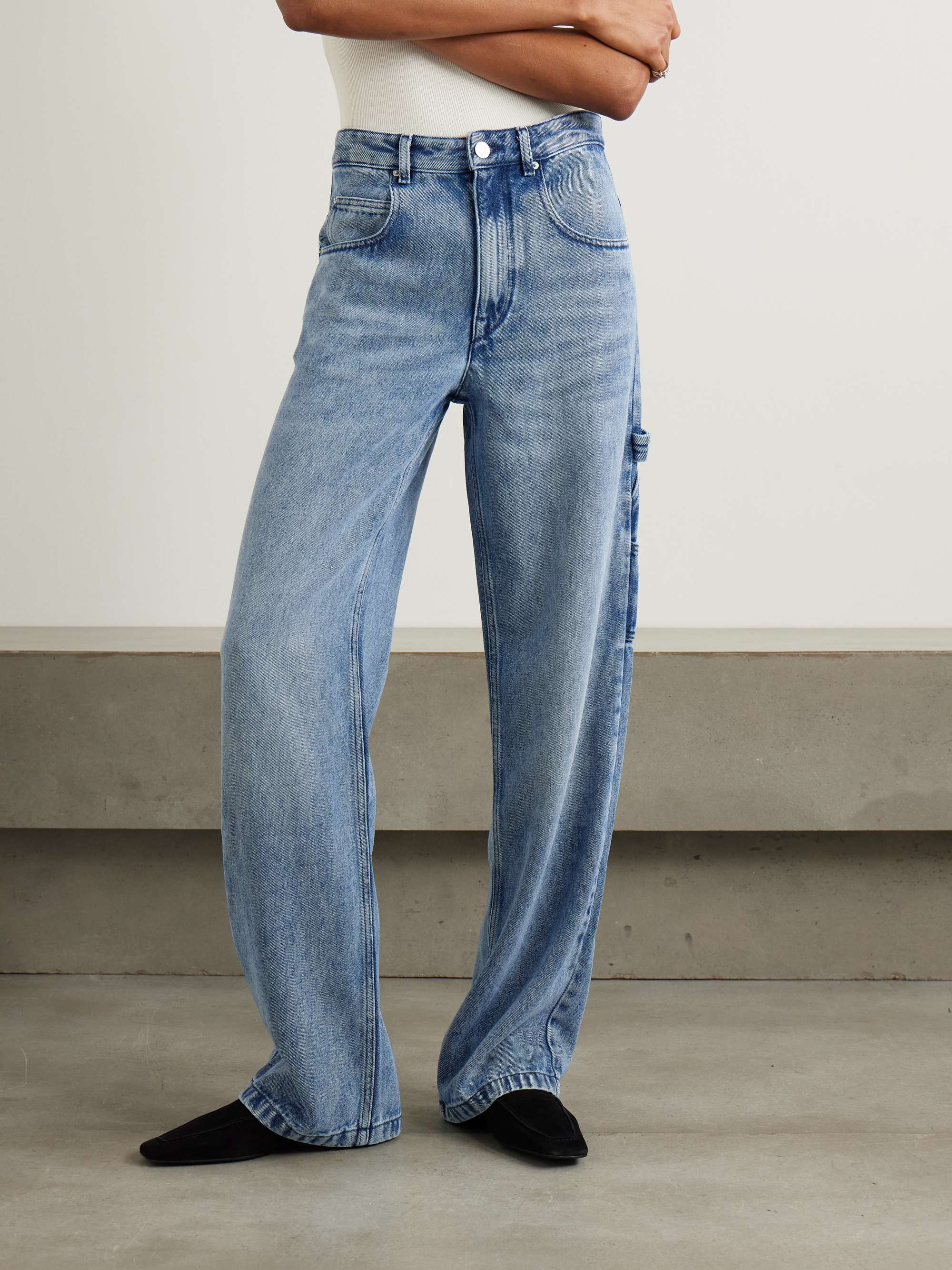 Bymara mid-rise wide-leg jeans view