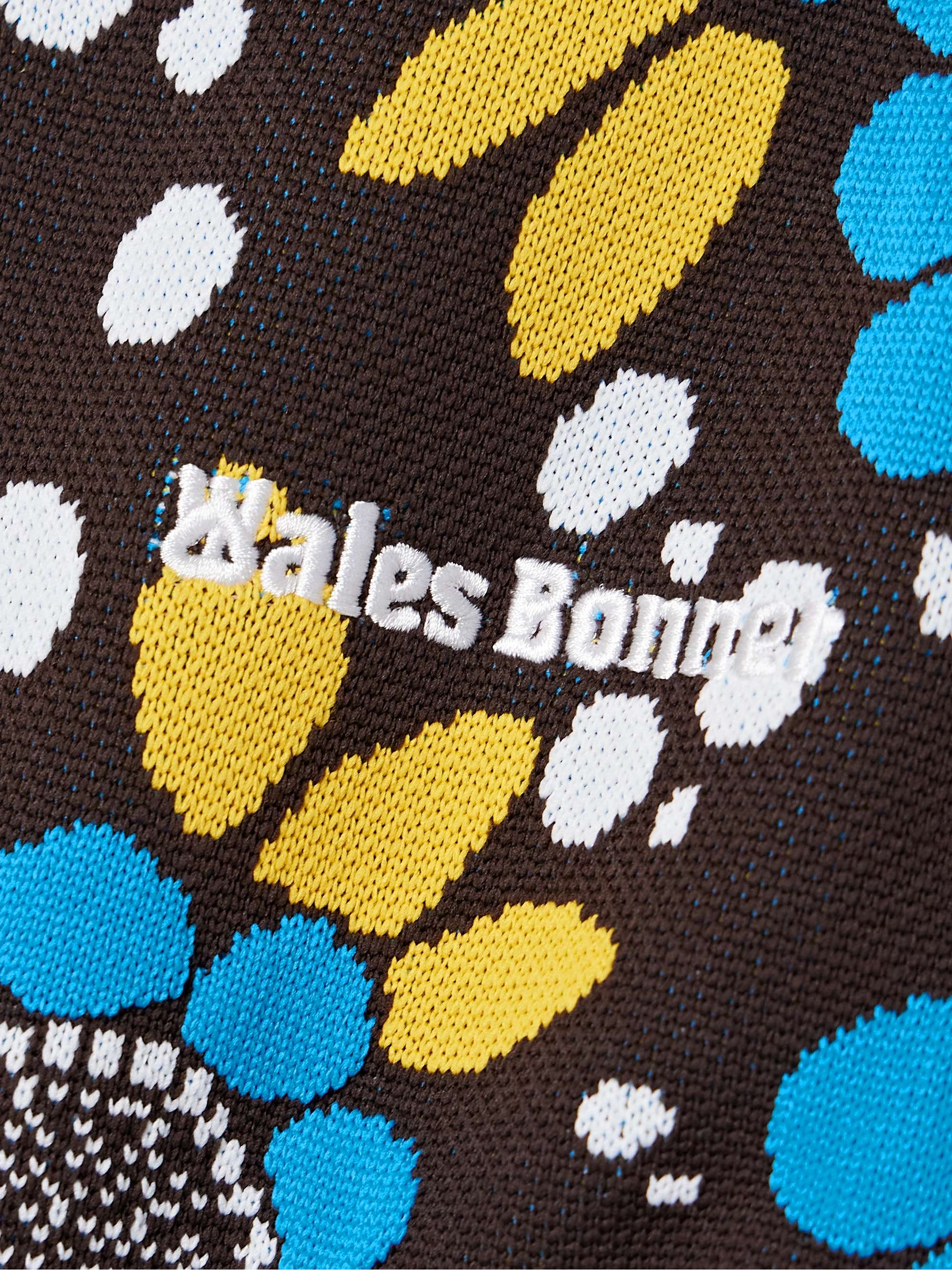 + Wales Bonner jacquard-knit polo shirt view