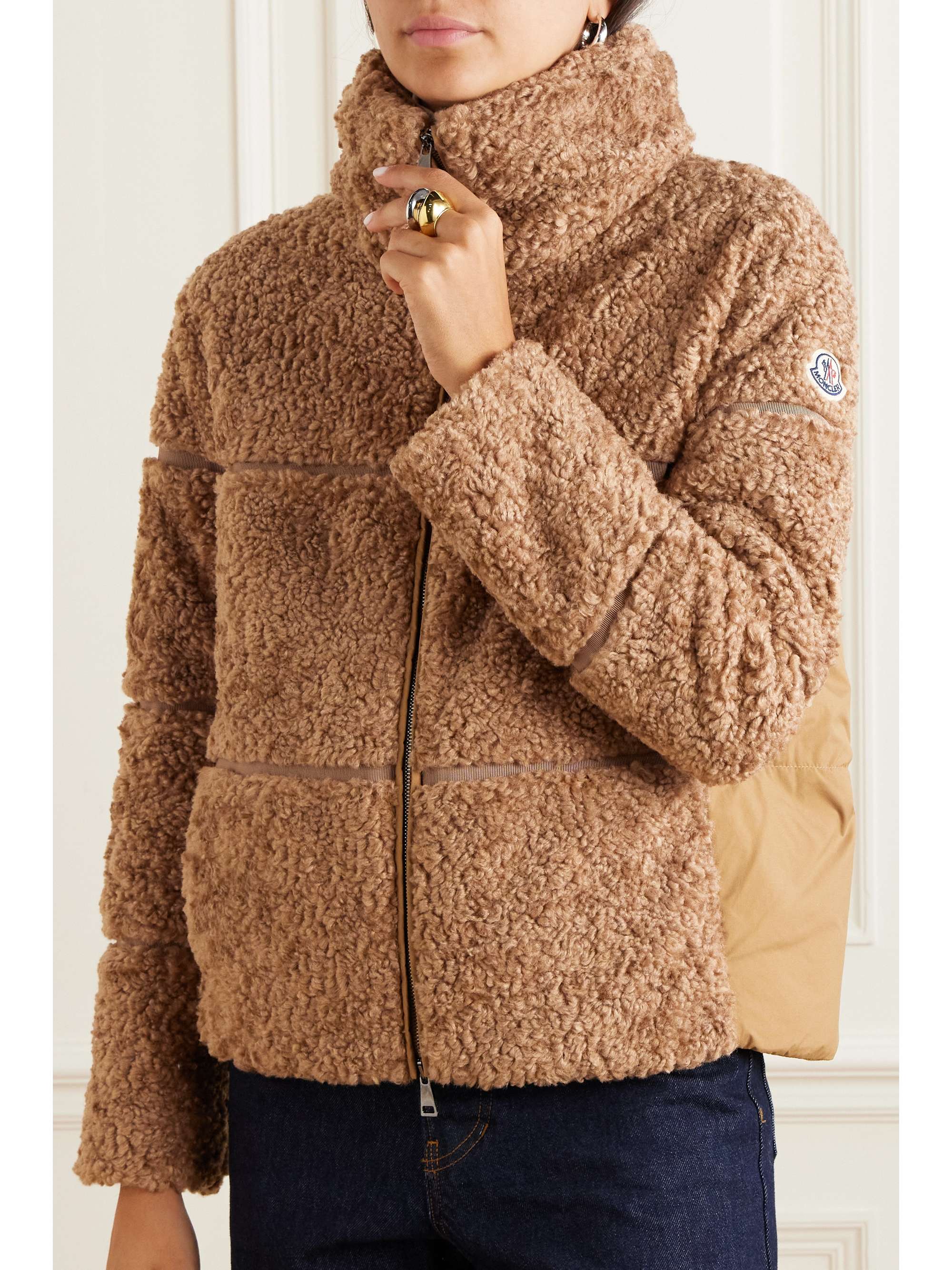 Segura quilted fleece and shell down jacket view