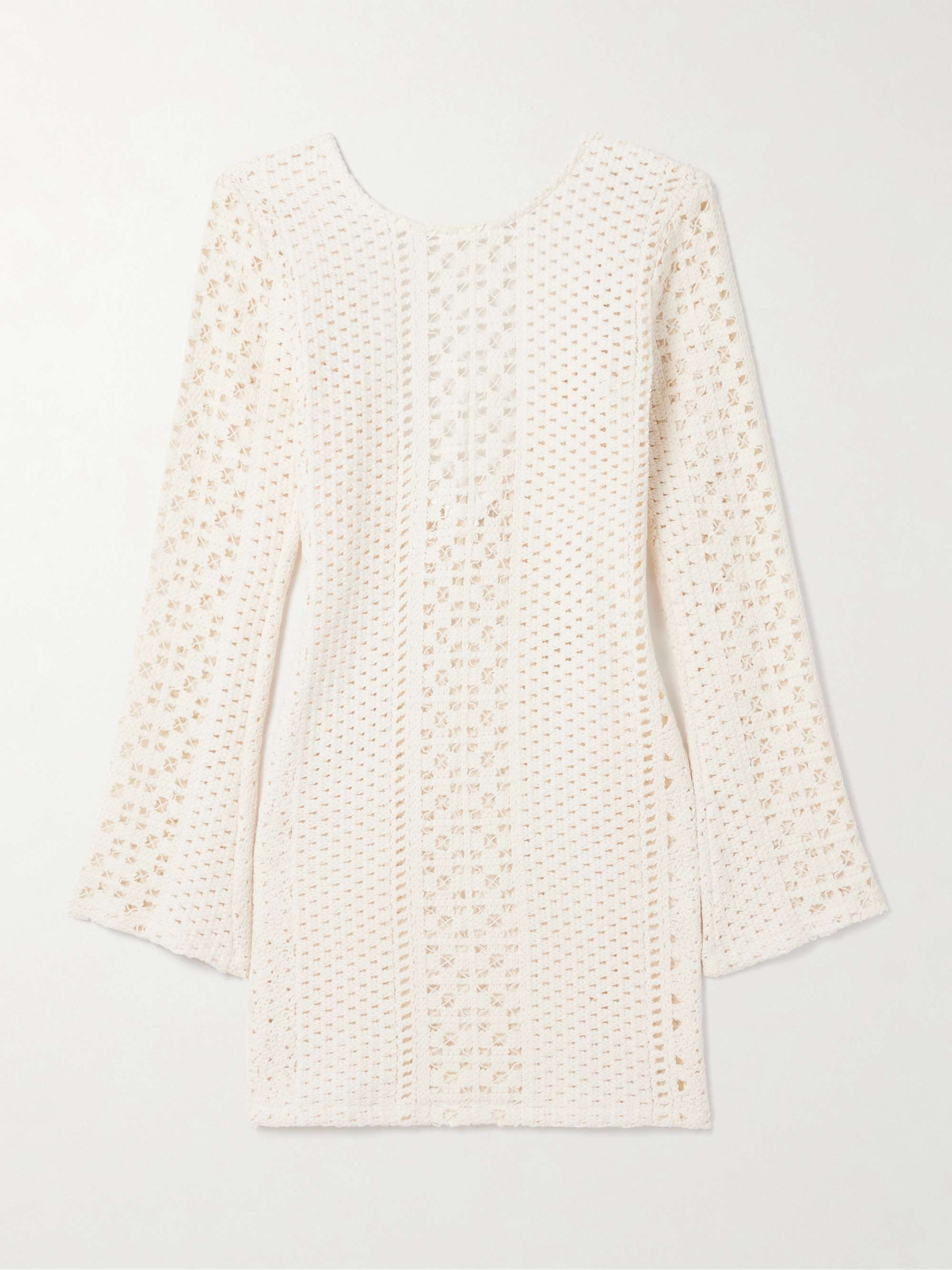 Gala crocheted cotton mini dress view