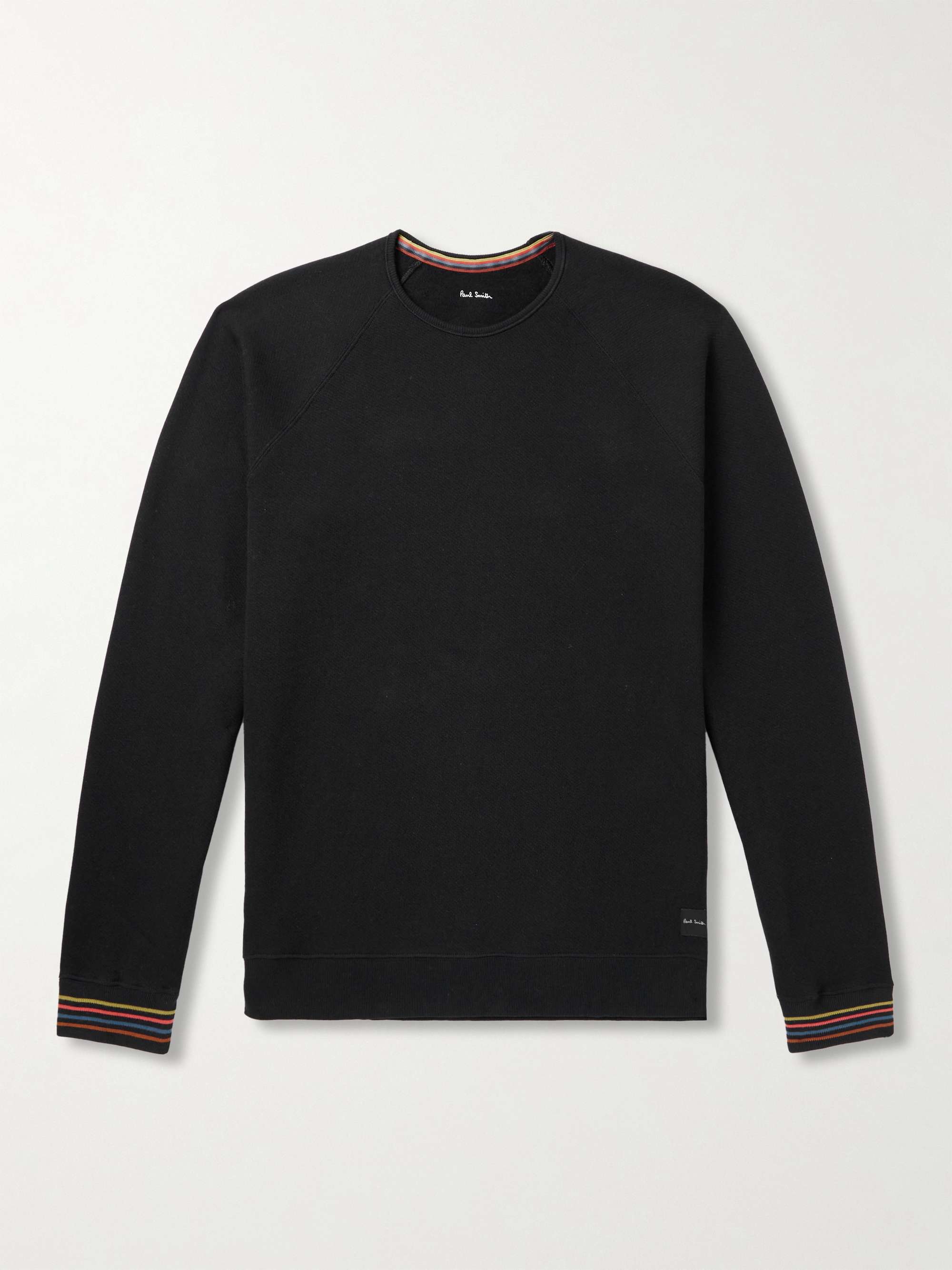 Striped Cotton-Jersey Sweatshirt view