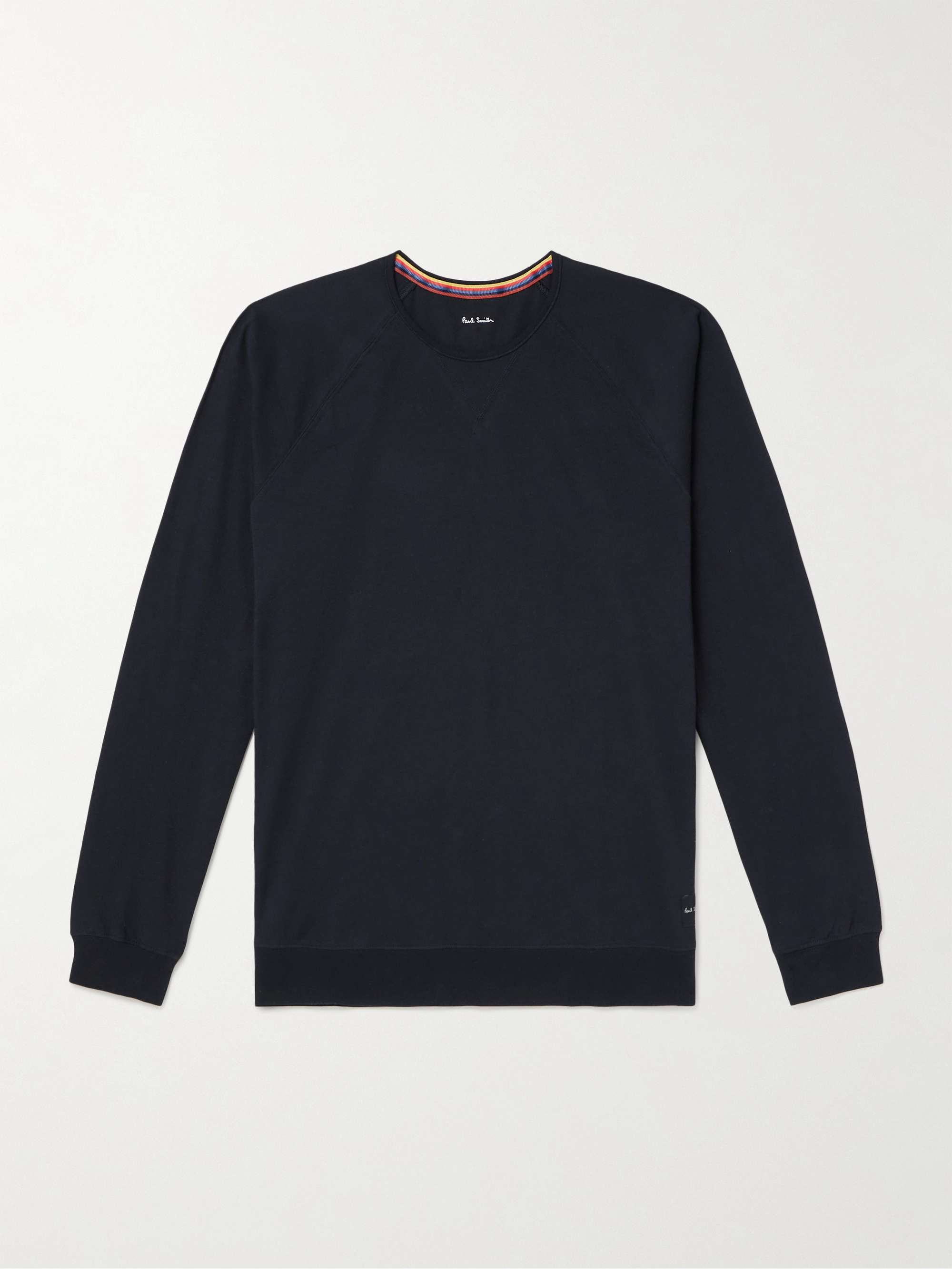 Logo-Appliquéd Cotton-Jersey Pyjama Top view
