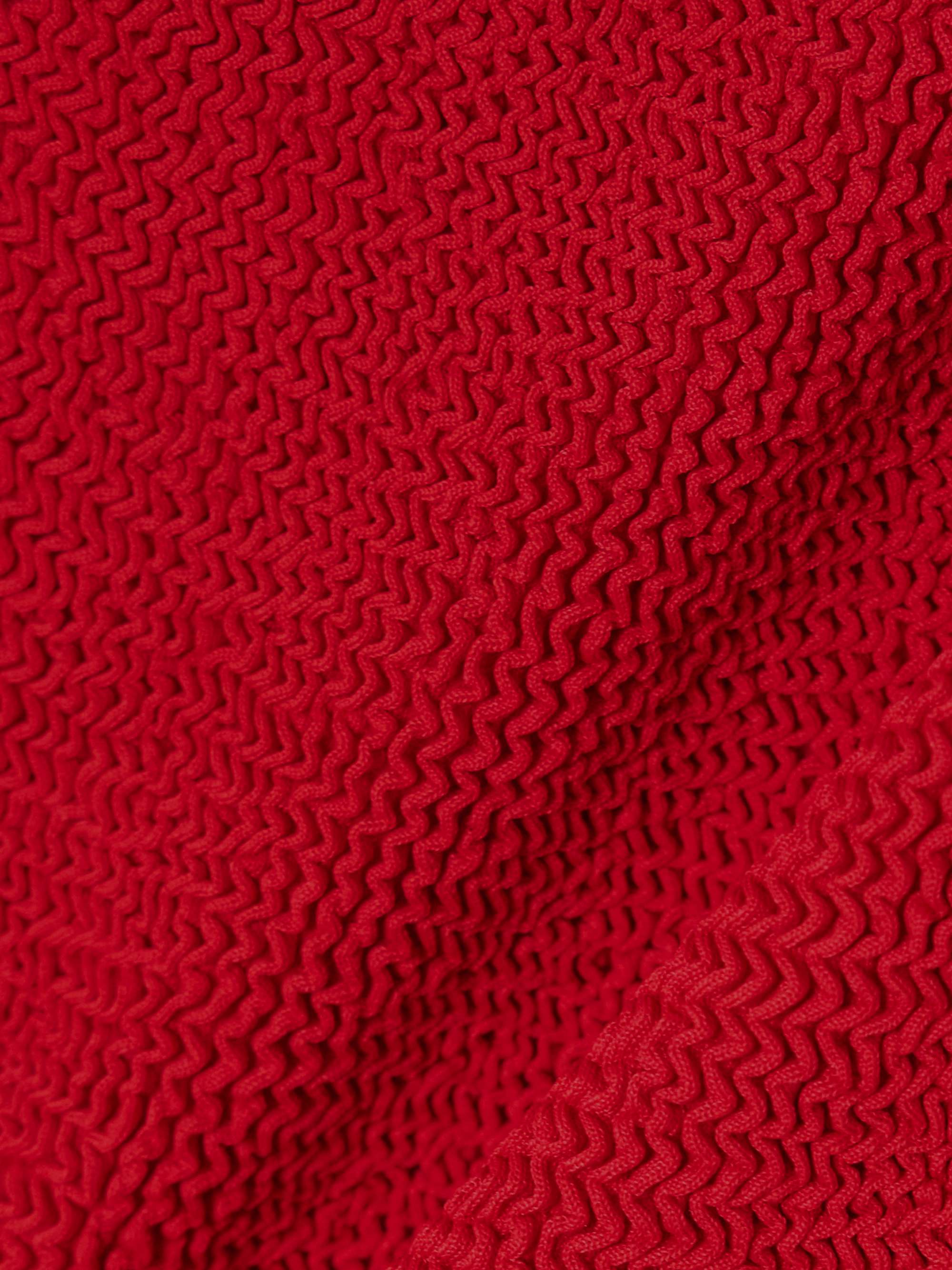 Square Neck seersucker swimsuit view