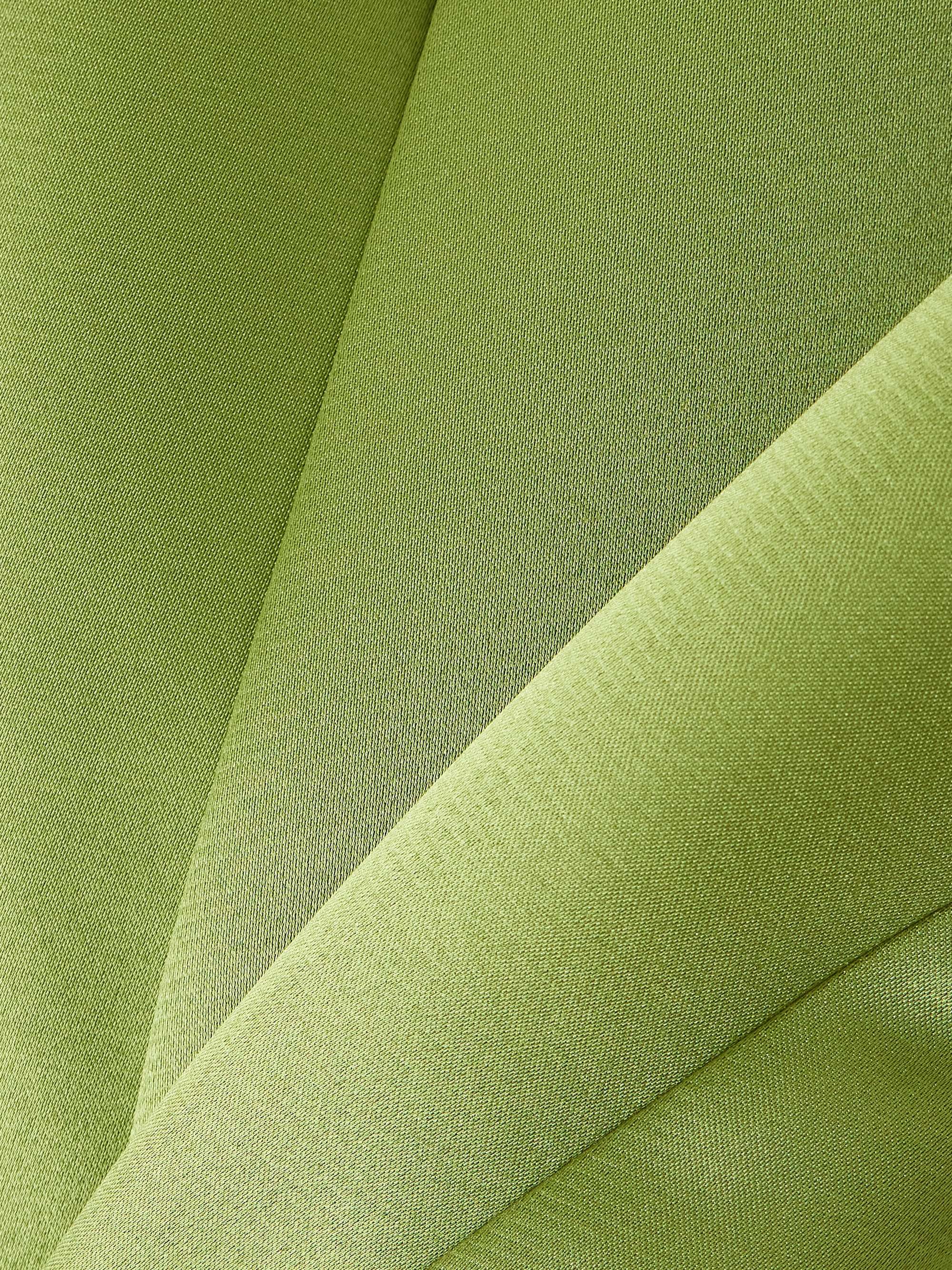 Trixie paneled duchesse-satin top view