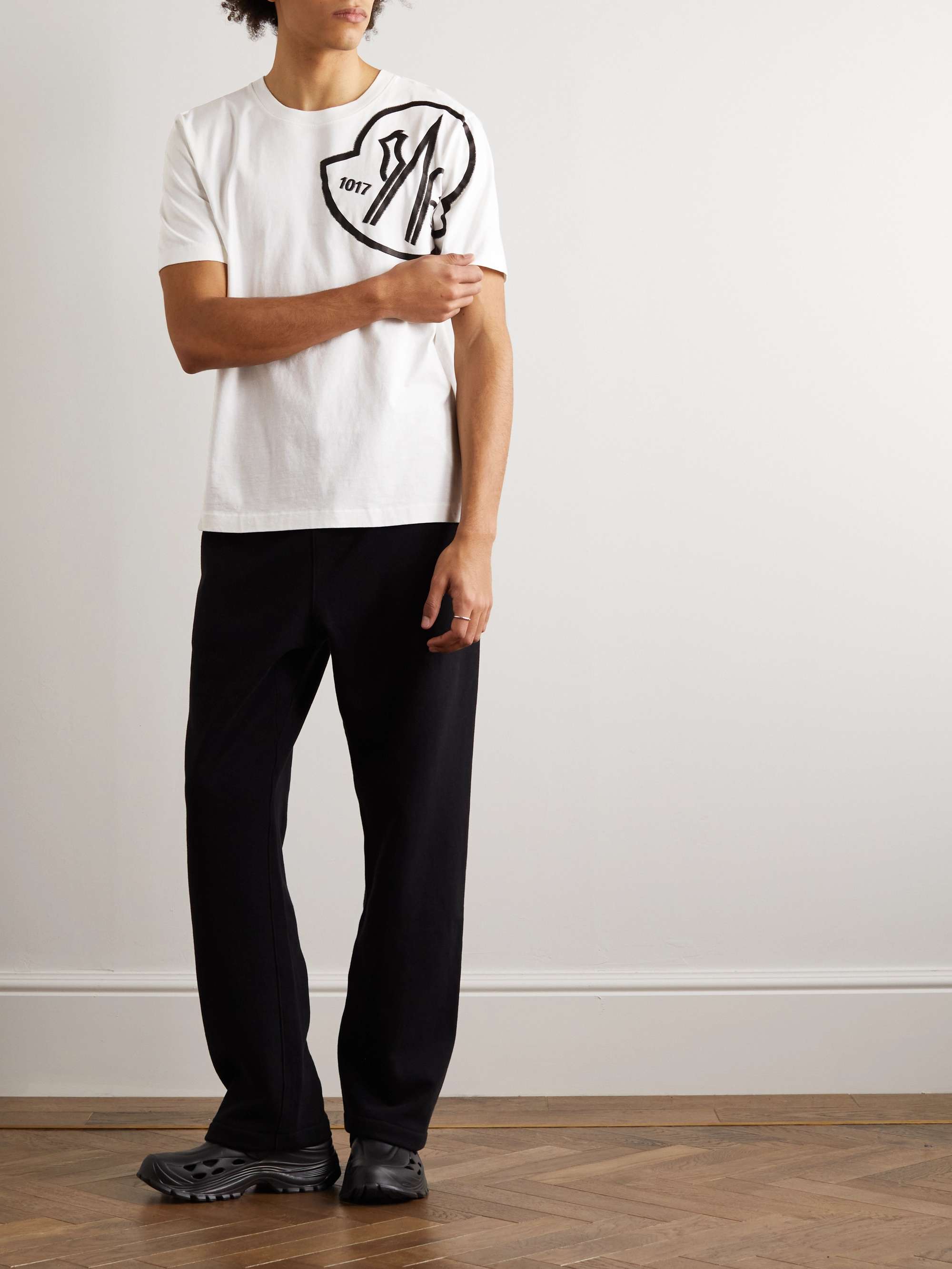 6 Moncler 1017 ALYX 9SM Logo-Embellished Cotton-Jersey T-Shirt view