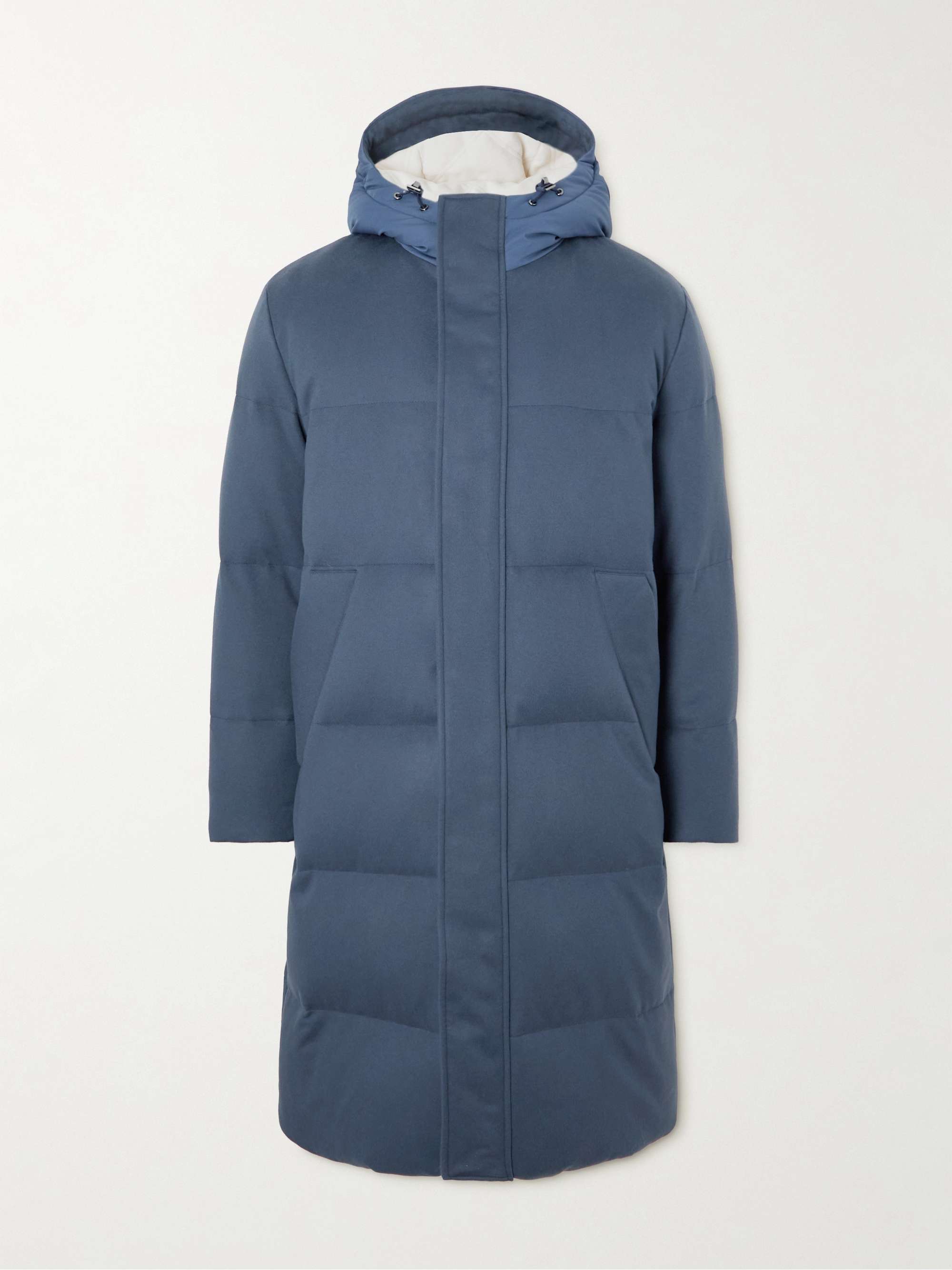 Quilted Cashmere Down Parka view