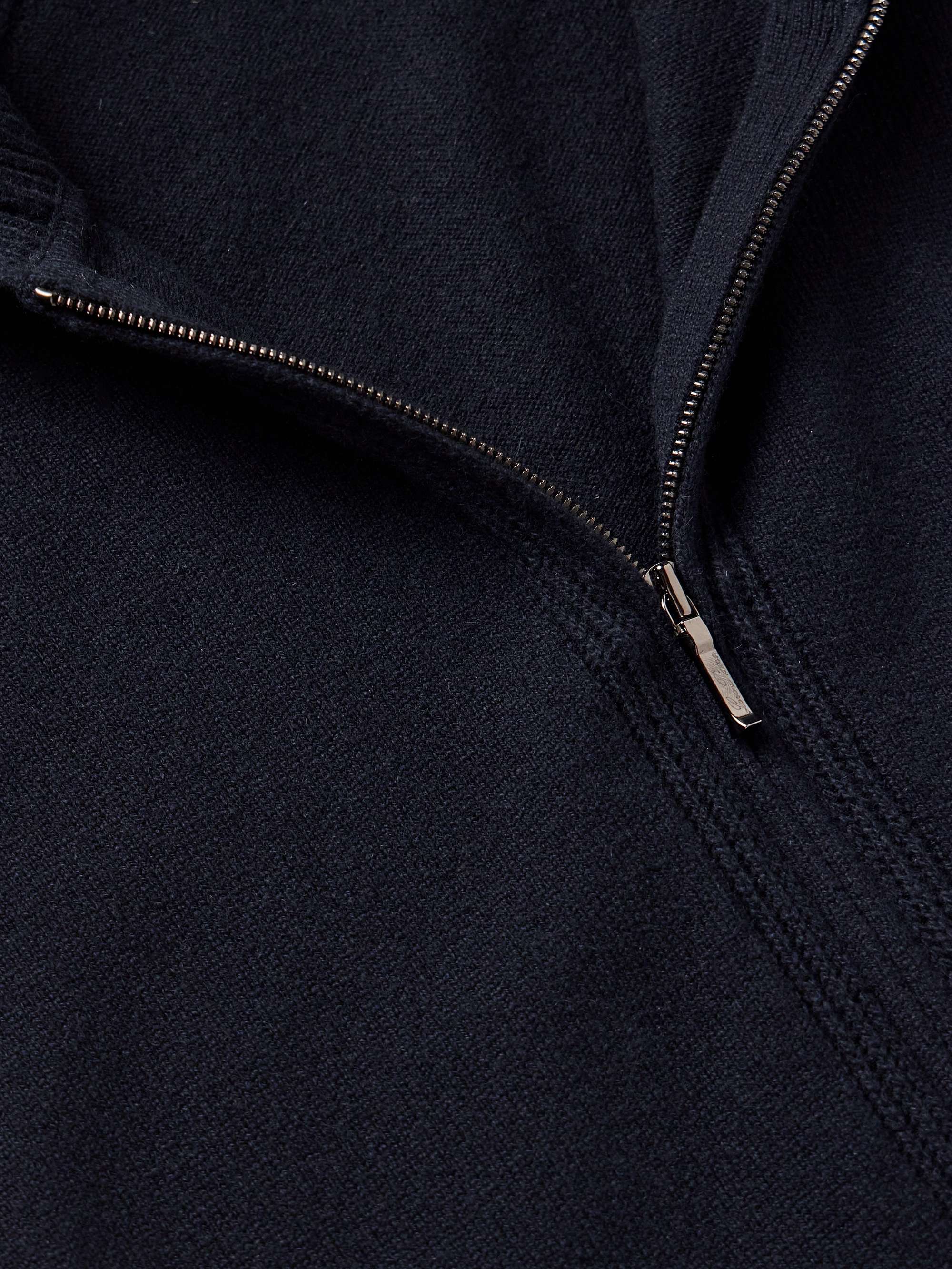 Baby Cashmere Hooded Bomber Jacket view