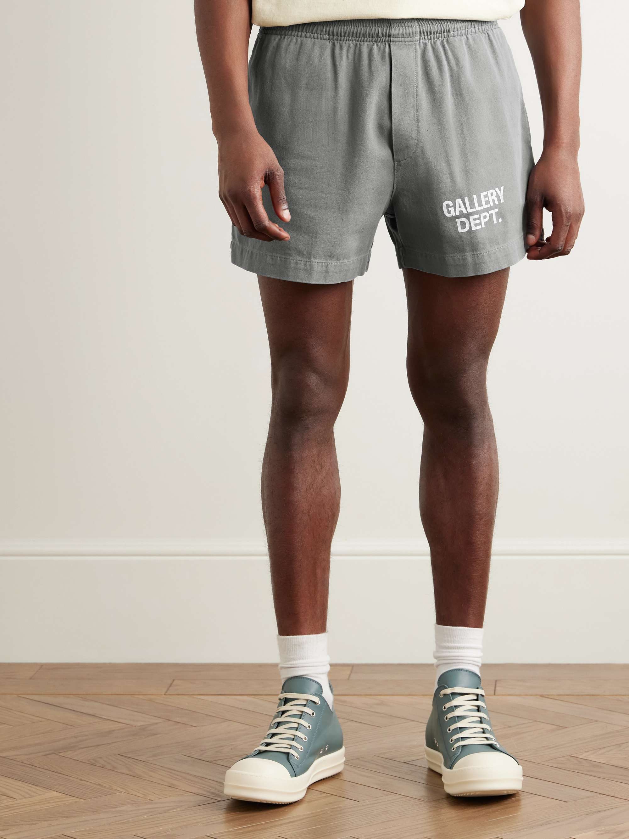 Zuma Straight-Leg Logo-Print Cotton-Jersey Shorts view